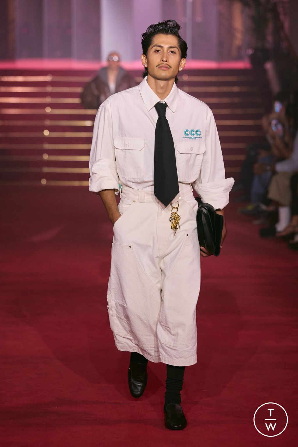 Fashion Week Paris Spring/Summer 2026 look 36 from the Willy Chavarria collection menswear