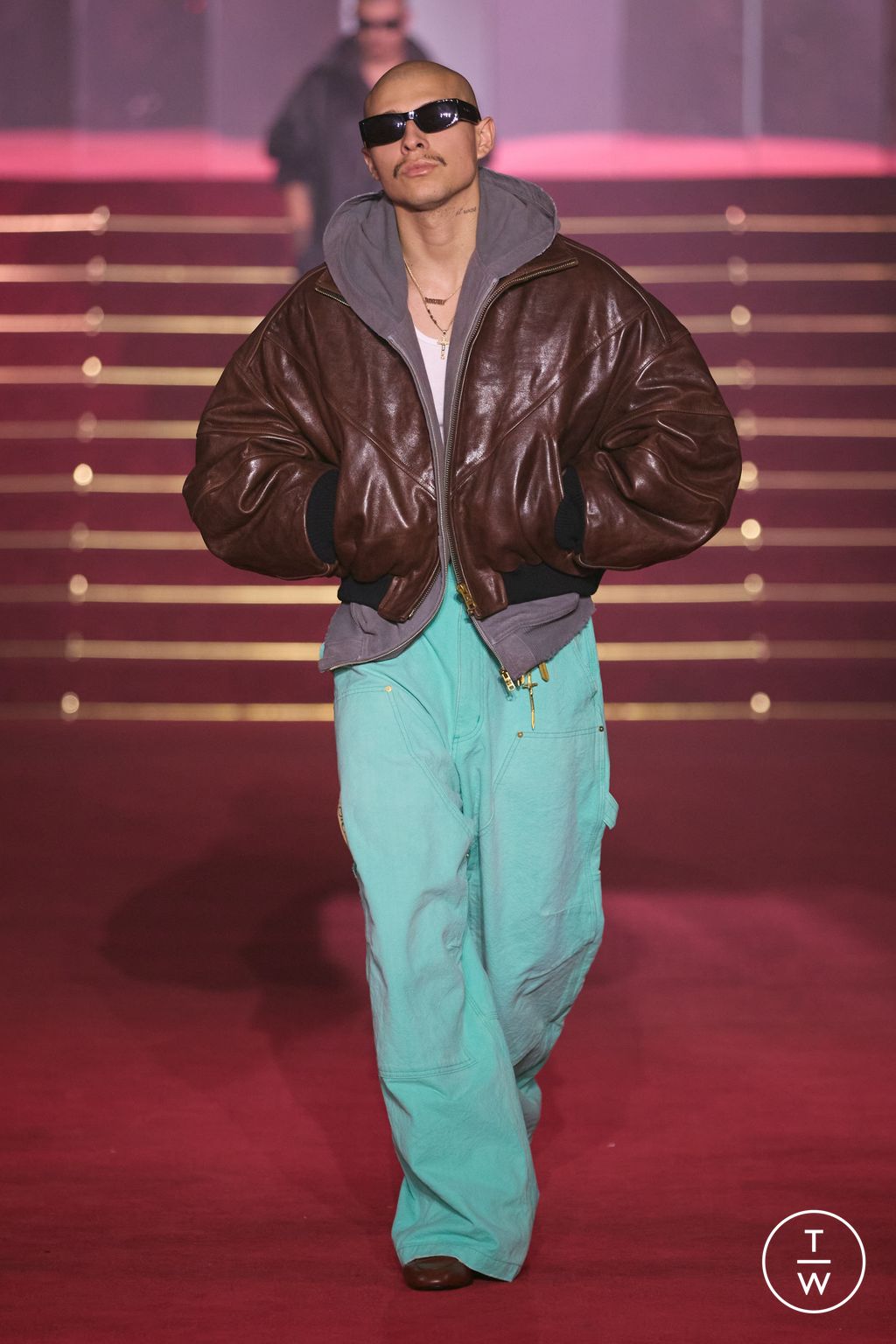 Fashion Week Paris Spring/Summer 2026 look 37 from the Willy Chavarria collection menswear