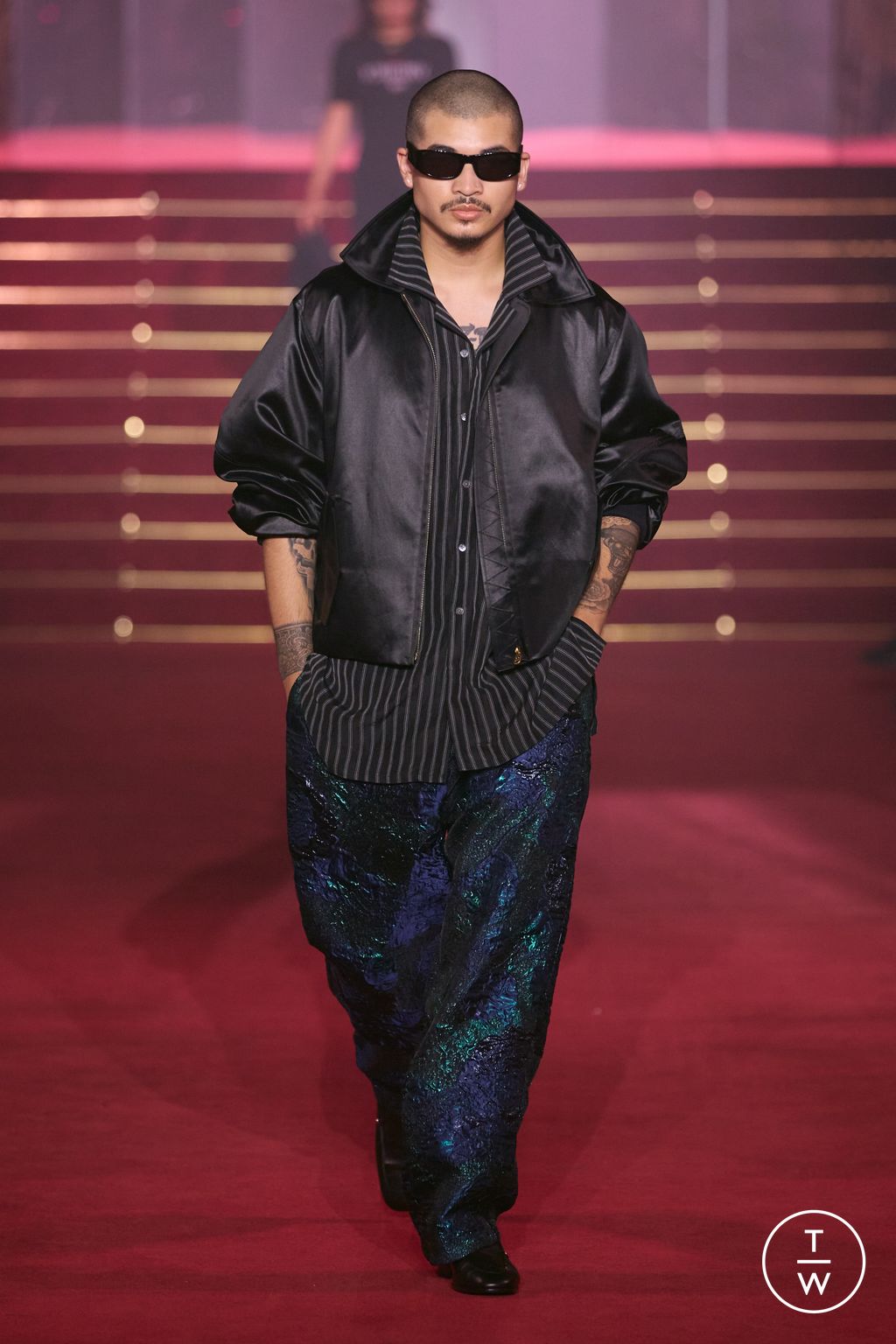 Fashion Week Paris Spring/Summer 2026 look 38 from the Willy Chavarria collection menswear