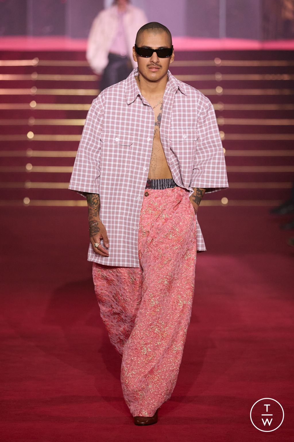 Fashion Week Paris Spring/Summer 2026 look 41 from the Willy Chavarria collection menswear