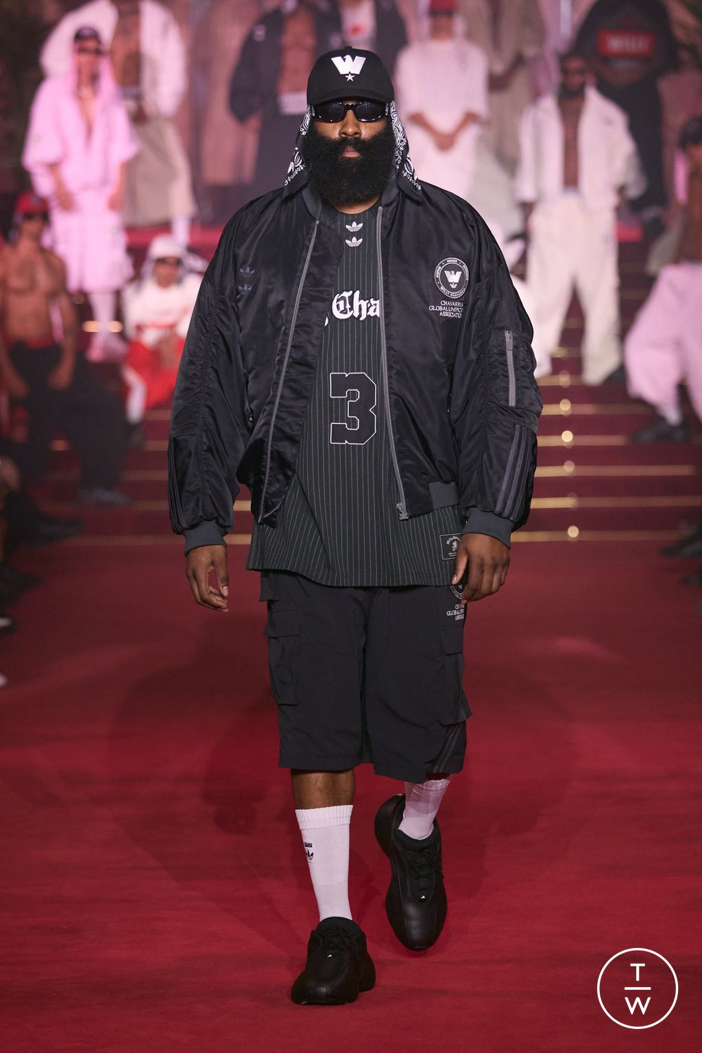 Fashion Week Paris Spring/Summer 2026 look 46 from the Willy Chavarria collection menswear