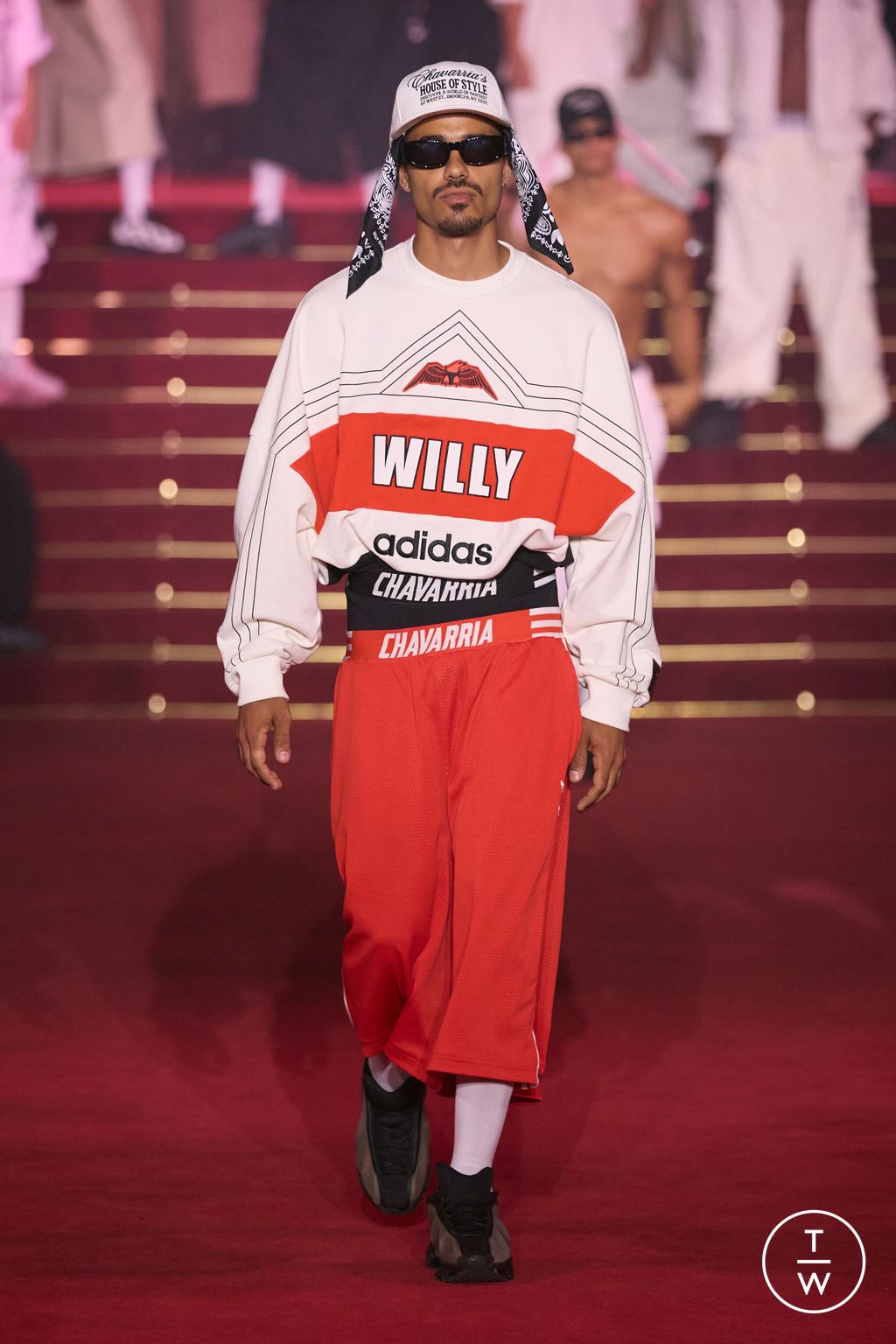 Fashion Week Paris Spring/Summer 2026 look 48 from the Willy Chavarria collection menswear