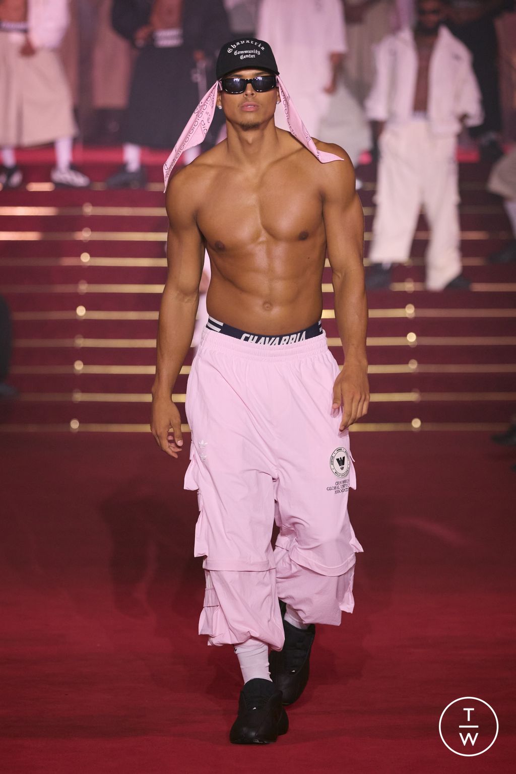 Fashion Week Paris Spring/Summer 2026 look 49 from the Willy Chavarria collection menswear