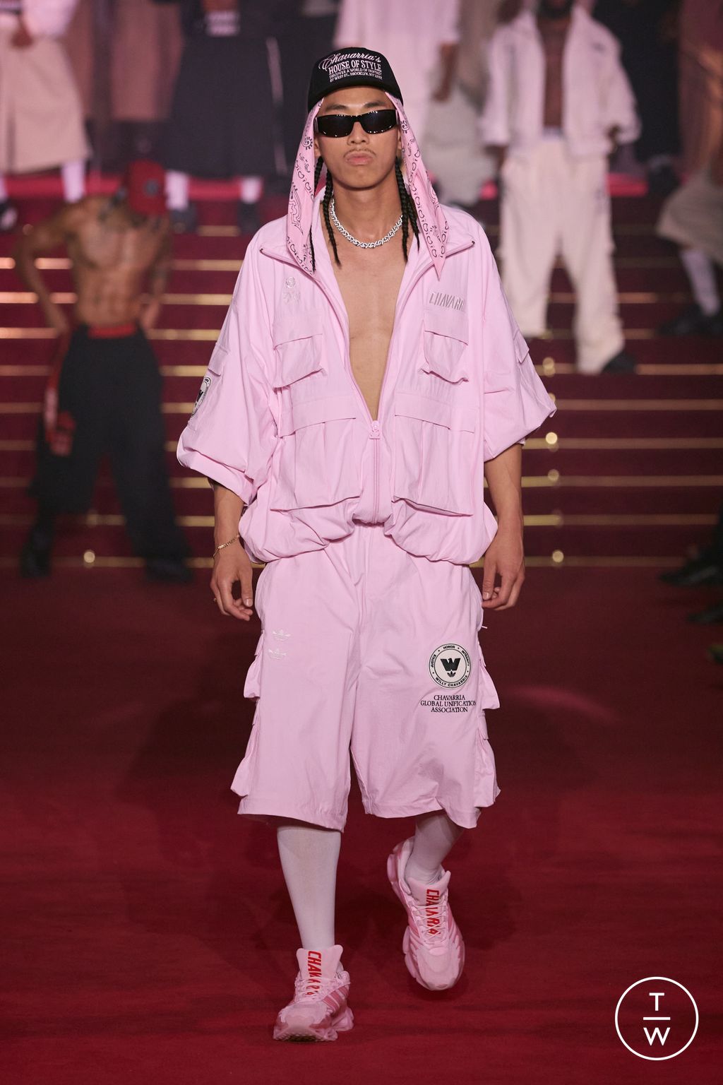 Fashion Week Paris Spring/Summer 2026 look 50 from the Willy Chavarria collection menswear