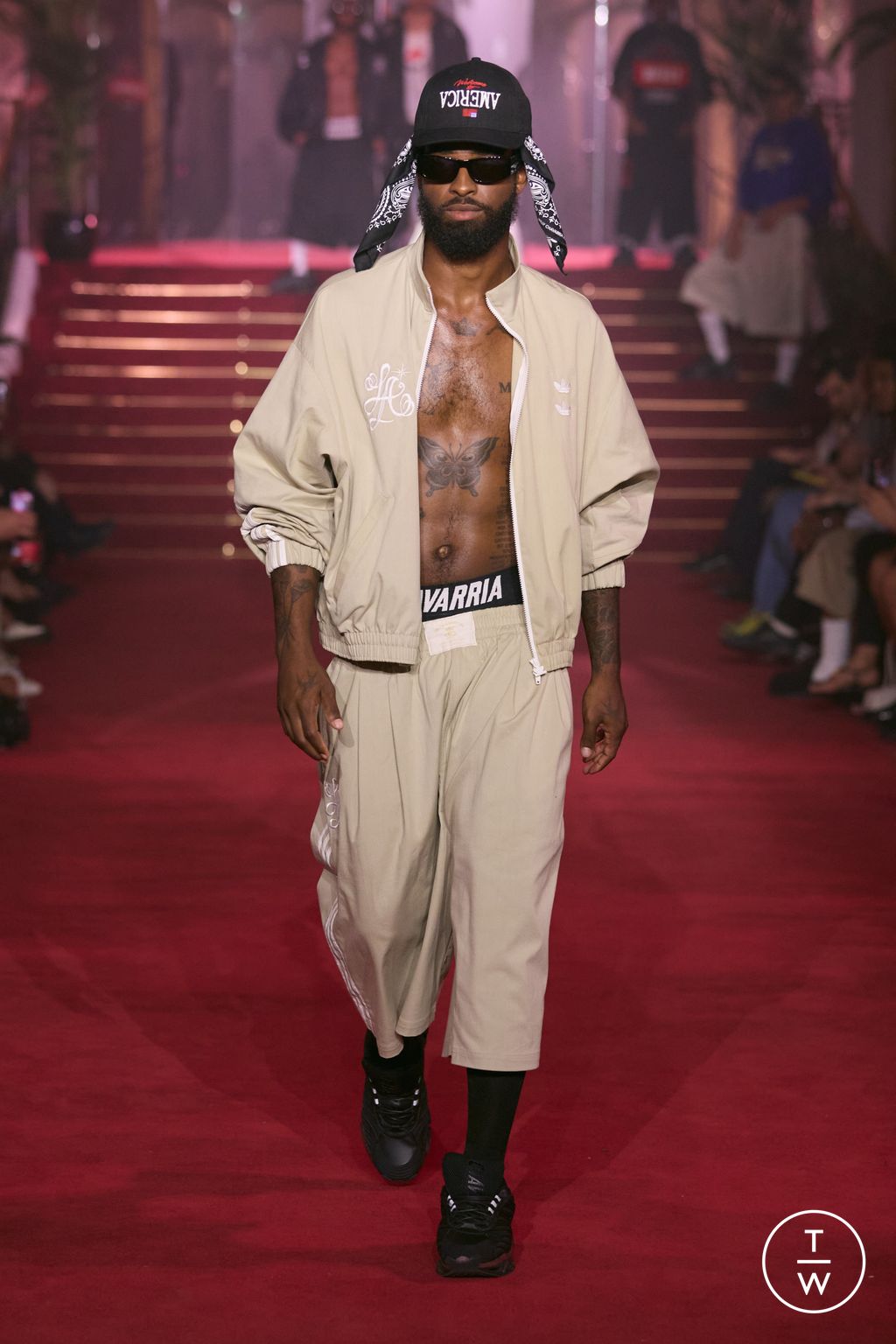 Fashion Week Paris Spring/Summer 2026 look 54 from the Willy Chavarria collection menswear