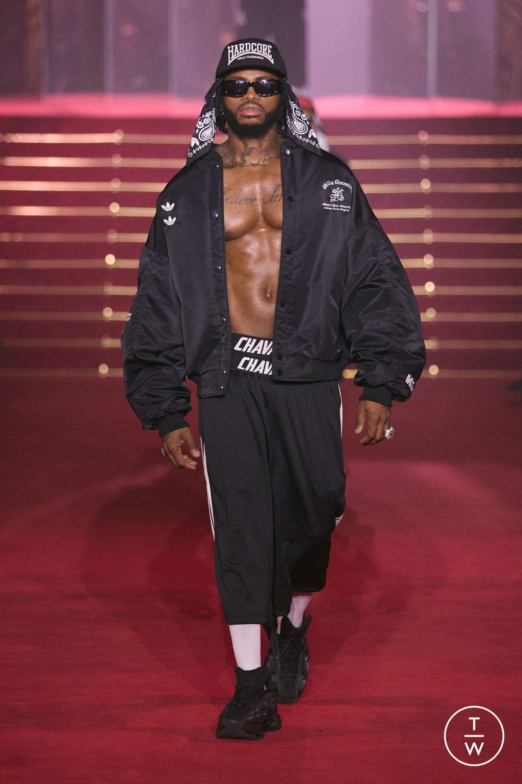 Fashion Week Paris Spring/Summer 2026 look 58 from the Willy Chavarria collection menswear