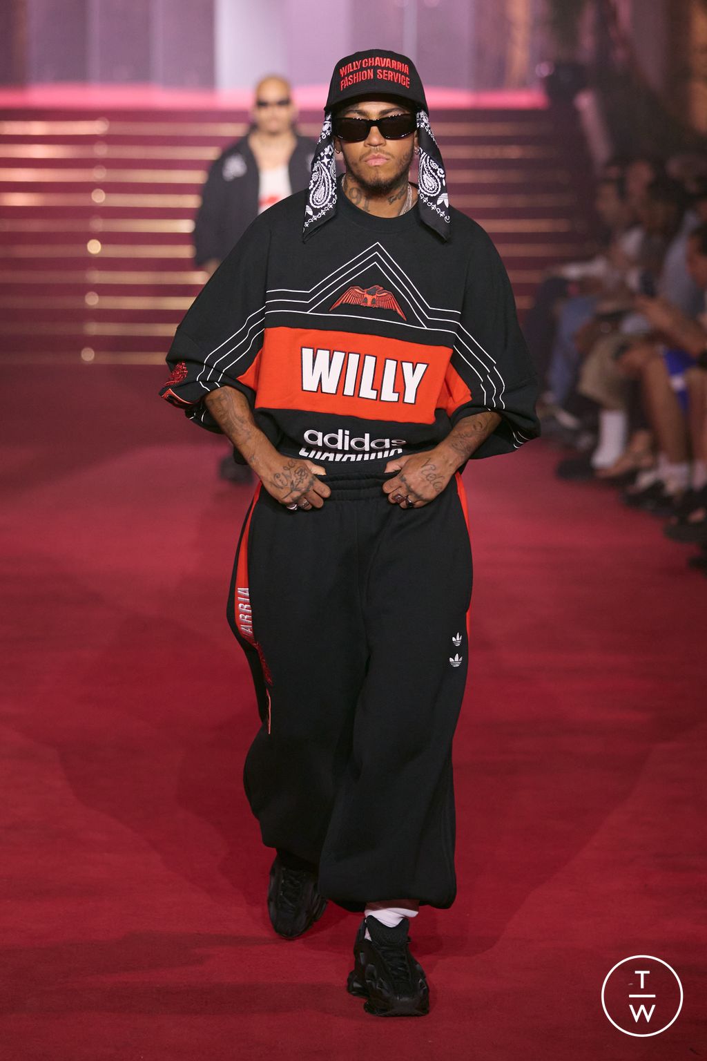 Fashion Week Paris Spring/Summer 2026 look 59 from the Willy Chavarria collection menswear