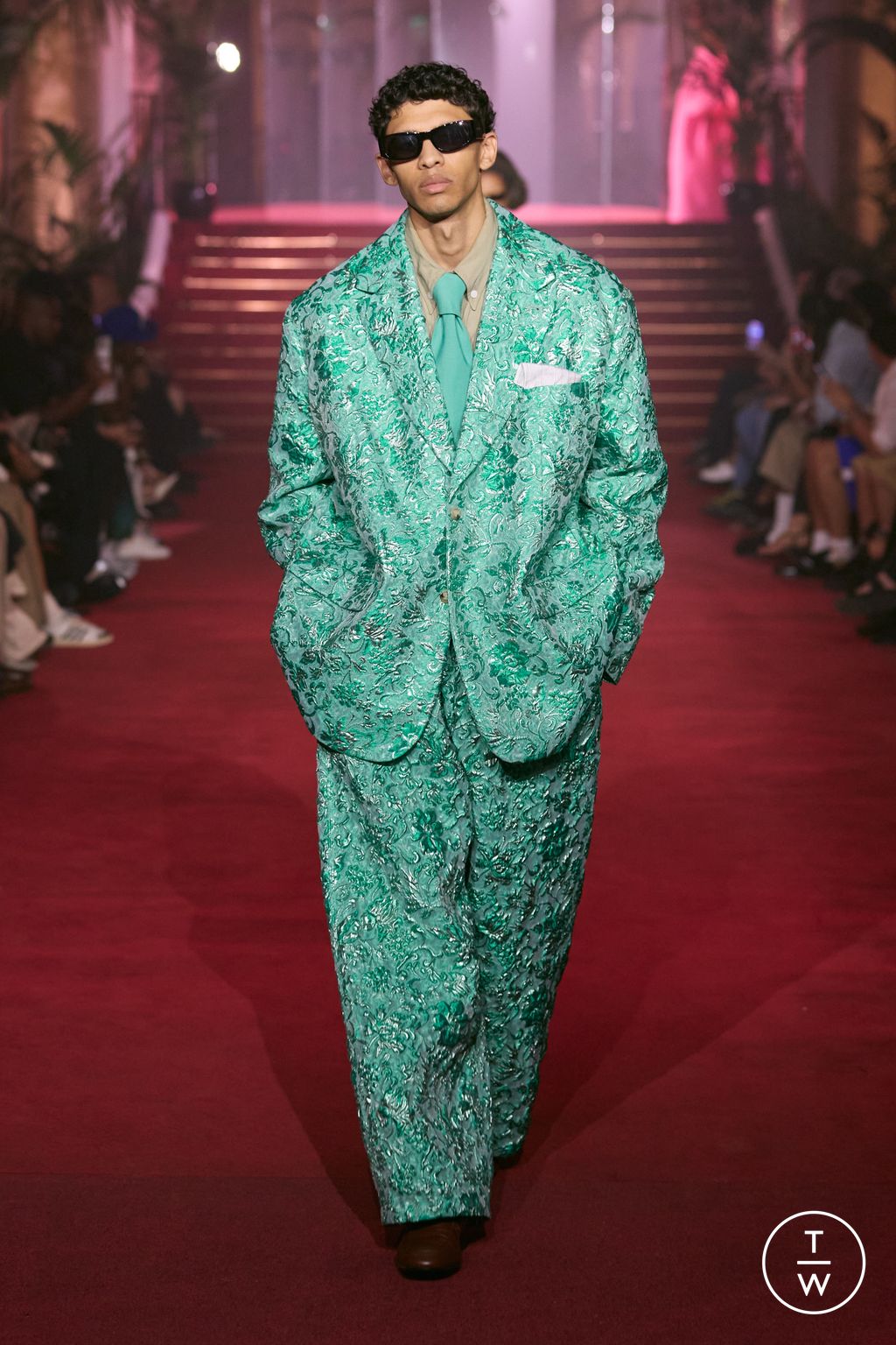 Fashion Week Paris Spring/Summer 2026 look 70 from the Willy Chavarria collection menswear