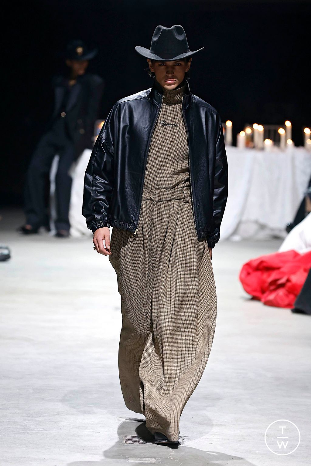 Fashion Week New York Fall/Winter 2024 look 6 de la collection Willy Chavarria womenswear