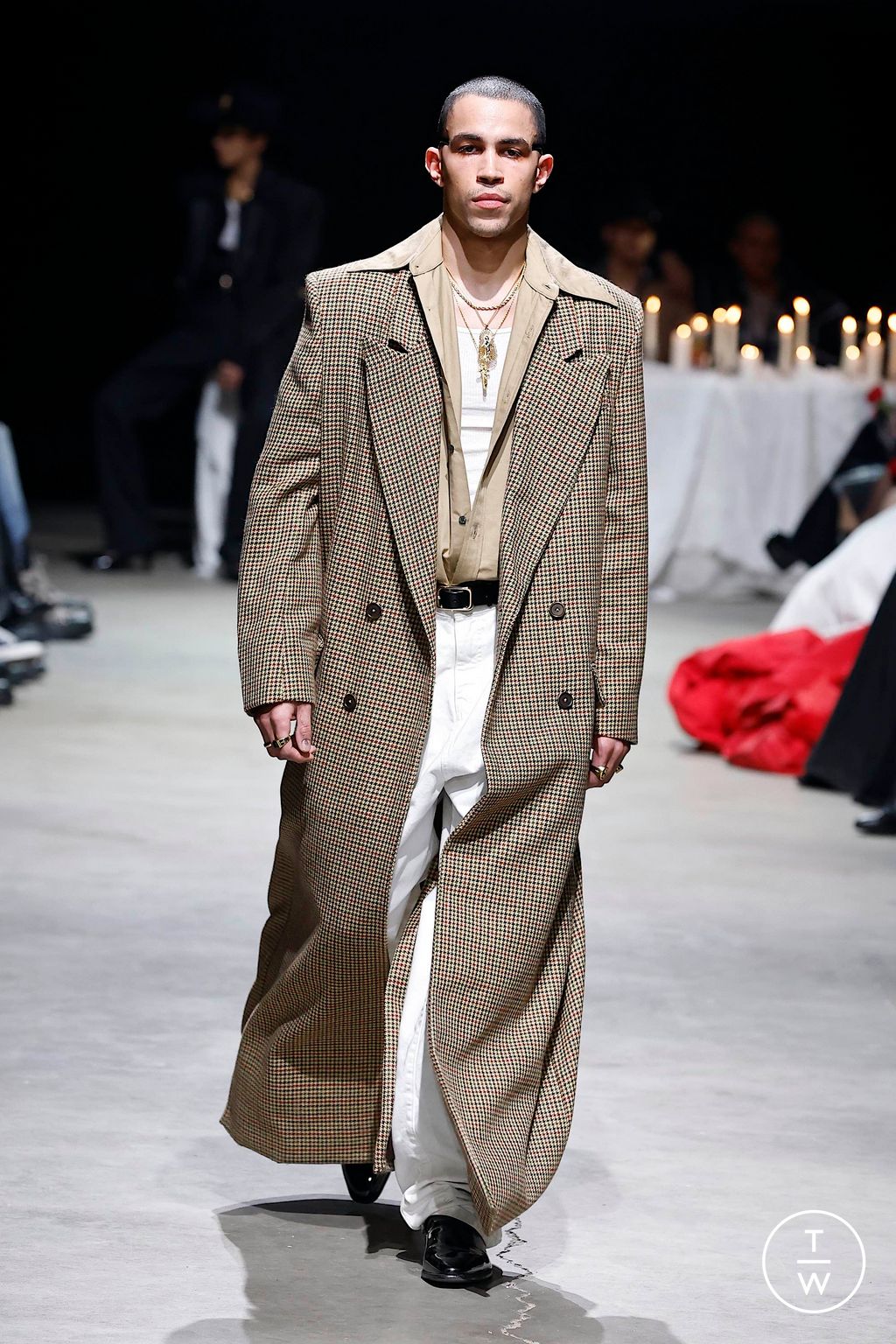 Fashion Week New York Fall/Winter 2024 look 9 from the Willy Chavarria collection 女装