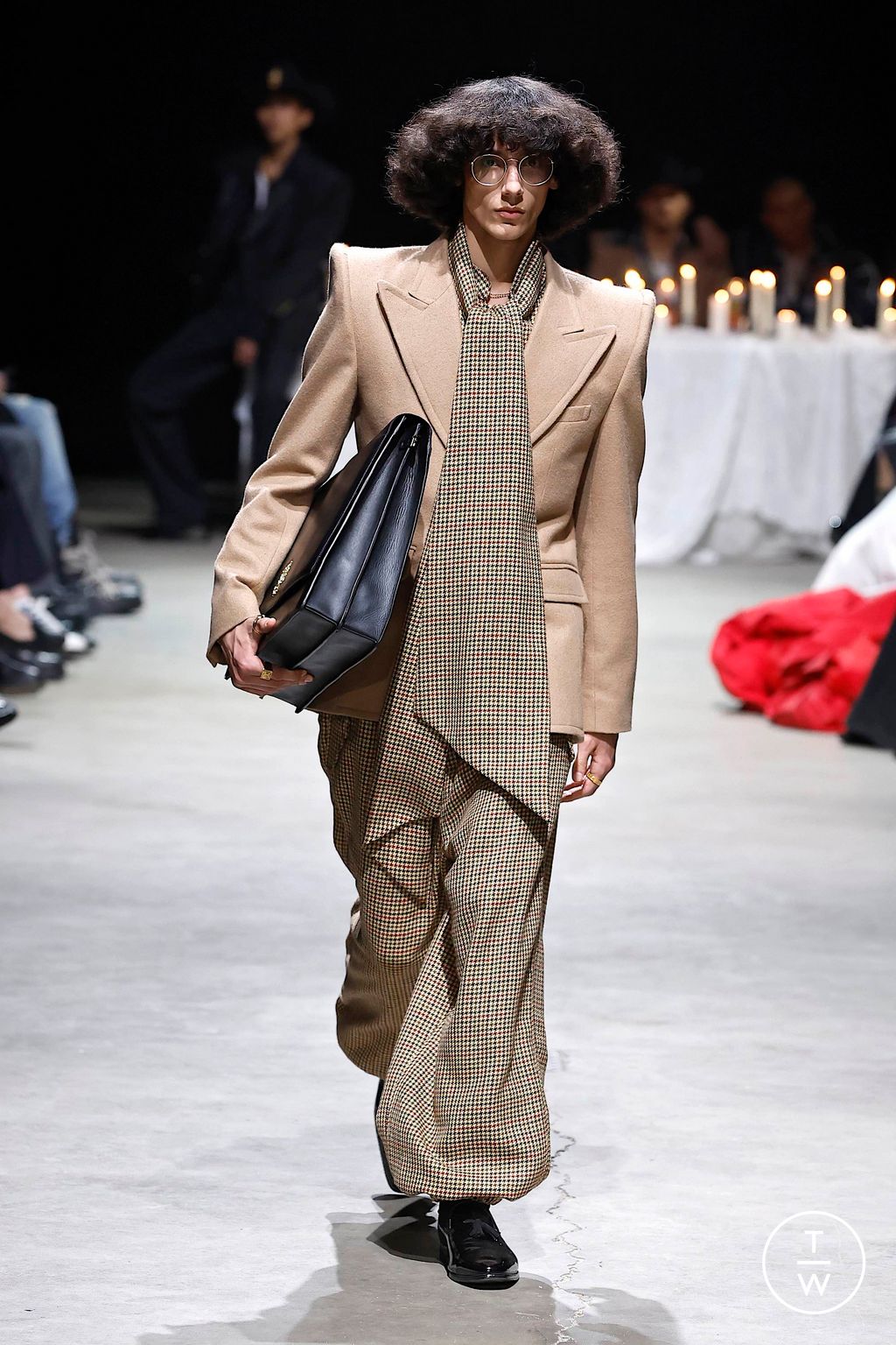 Fashion Week New York Fall/Winter 2024 look 15 de la collection Willy Chavarria womenswear