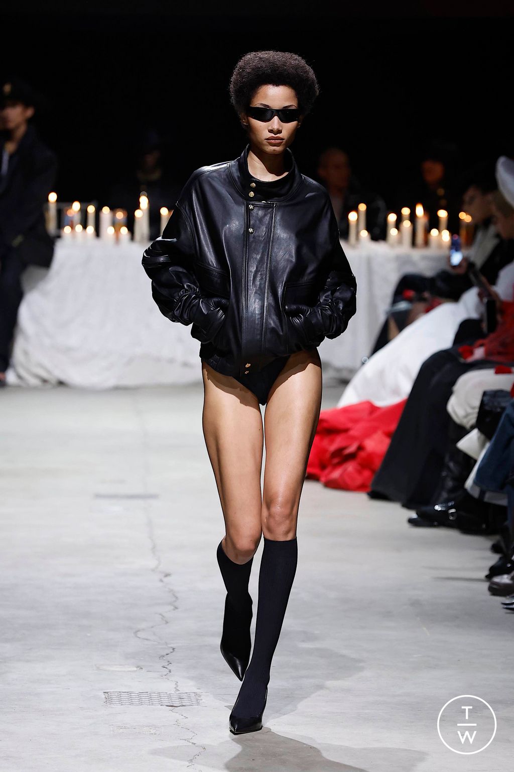 Fashion Week New York Fall/Winter 2024 look 18 de la collection Willy Chavarria womenswear