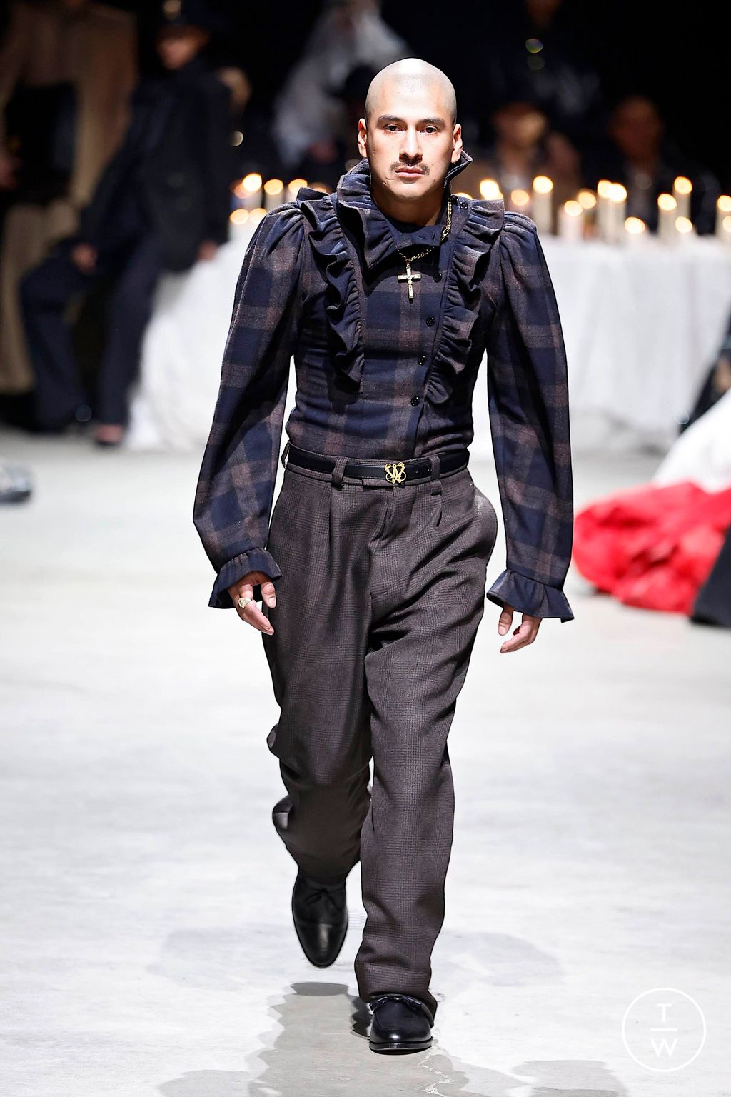 Fashion Week New York Fall/Winter 2024 look 22 de la collection Willy Chavarria womenswear