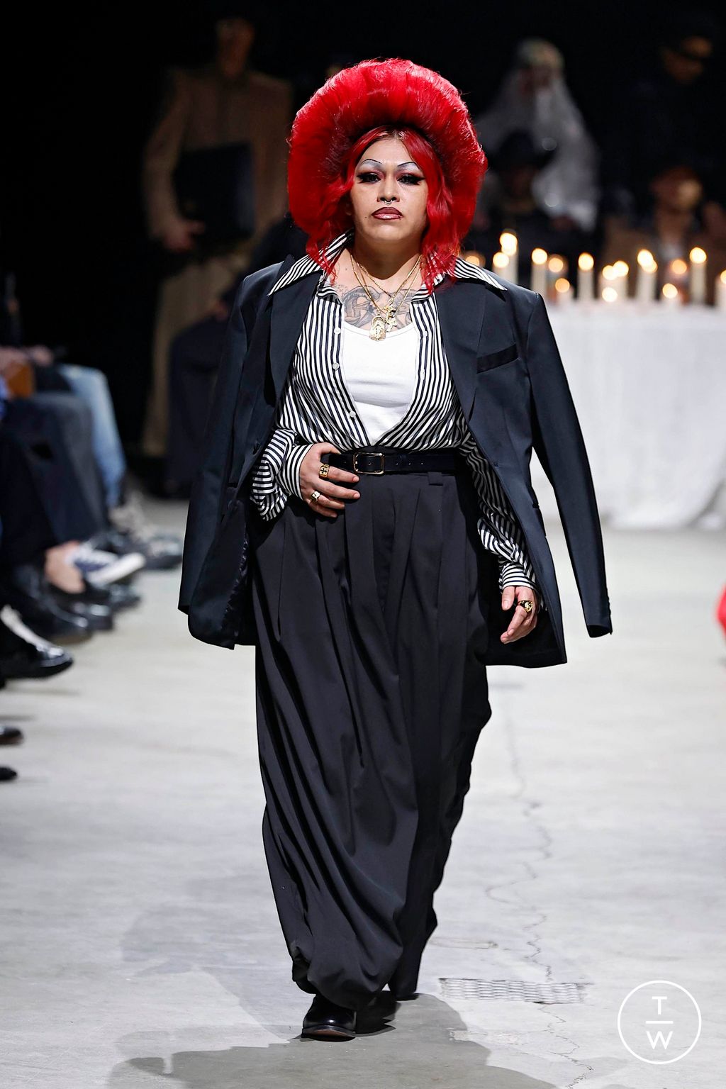 Fashion Week New York Fall/Winter 2024 look 25 from the Willy Chavarria collection womenswear