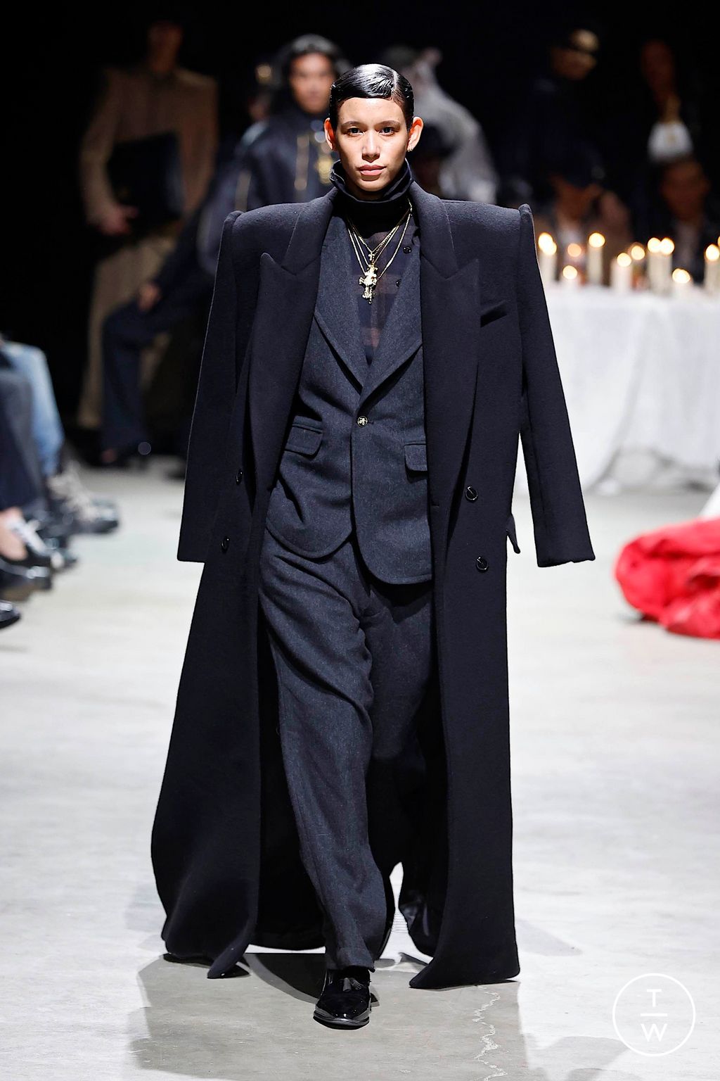 Fashion Week New York Fall/Winter 2024 look 29 de la collection Willy Chavarria womenswear