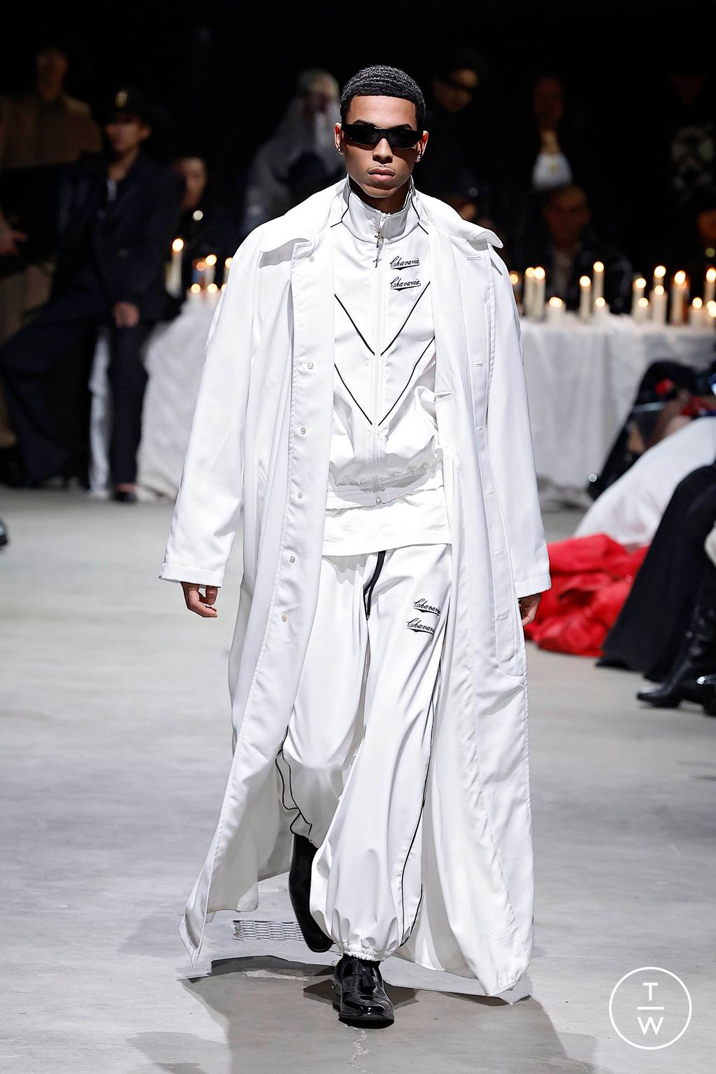 Fashion Week New York Fall/Winter 2024 look 33 from the Willy Chavarria collection 女装