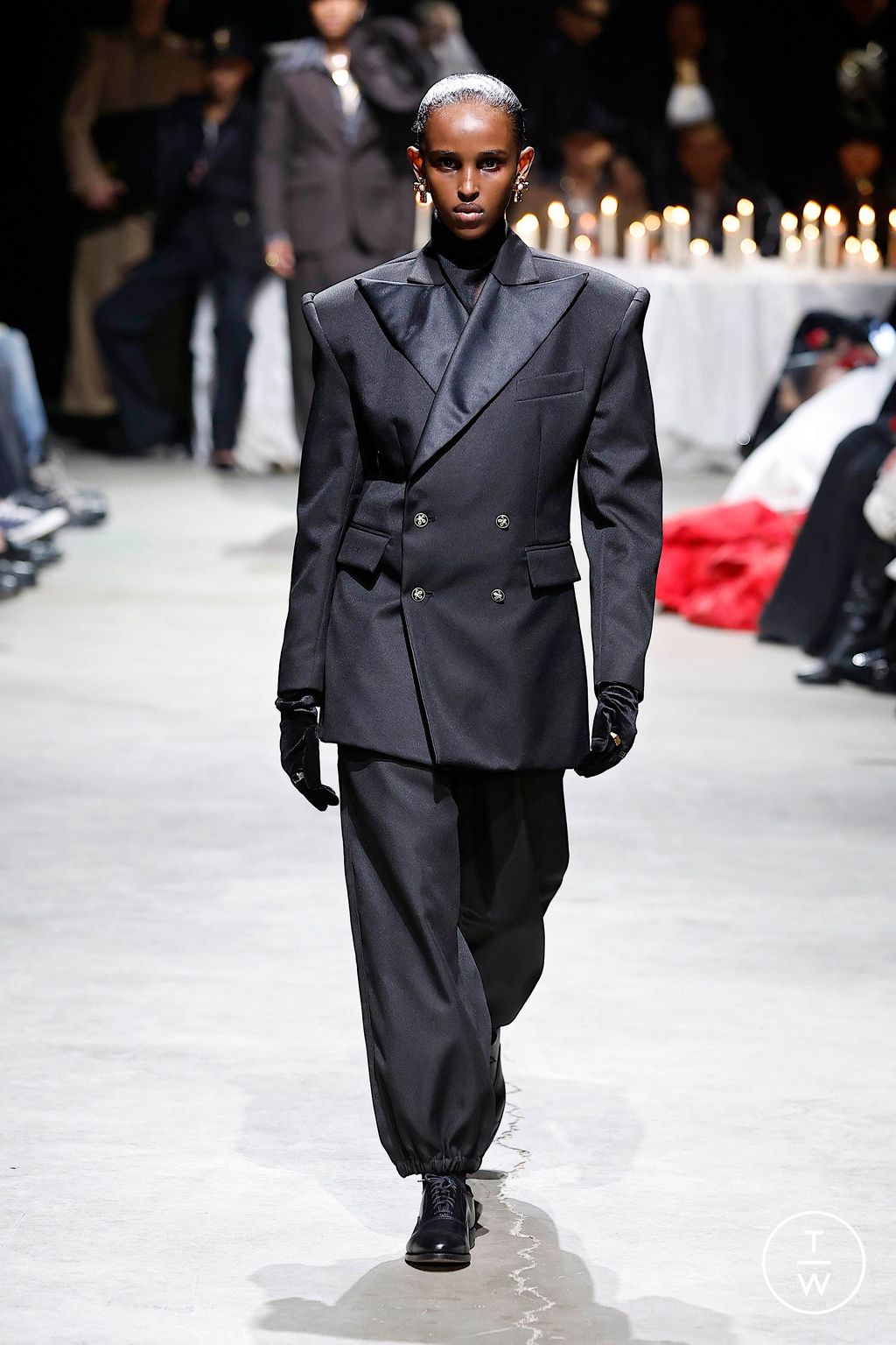 Fashion Week New York Fall/Winter 2024 look 35 from the Willy Chavarria collection 女装