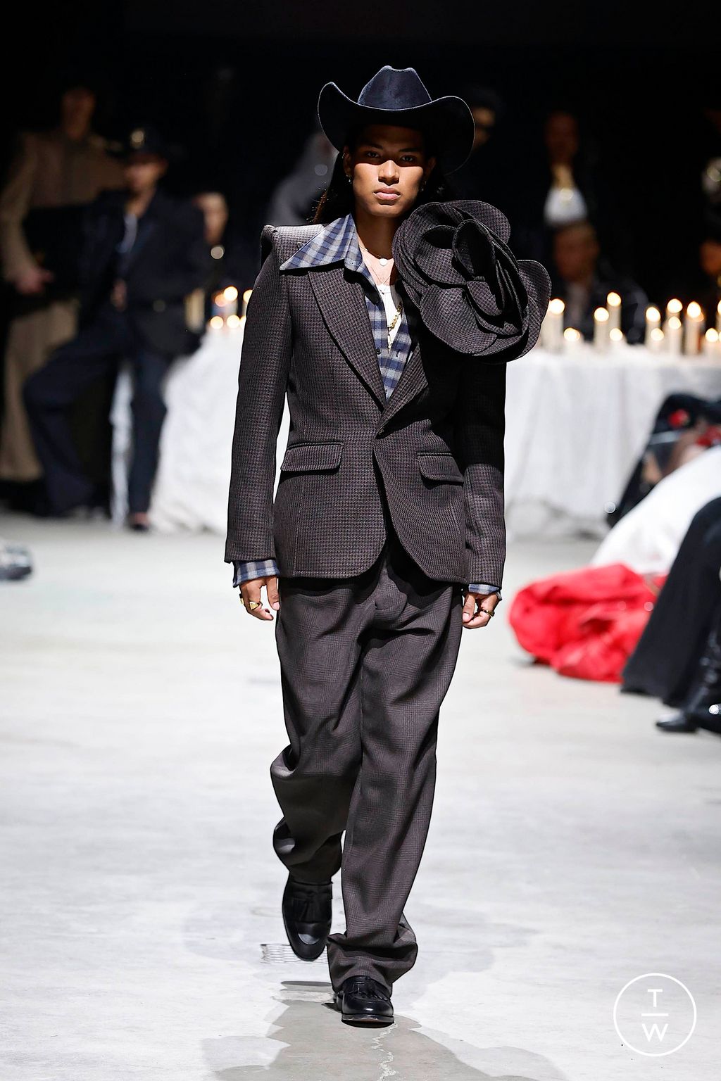 Fashion Week New York Fall/Winter 2024 look 36 from the Willy Chavarria collection womenswear