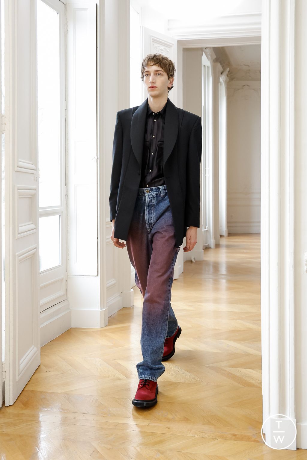 Fashion Week Paris Fall/Winter 2023 look 25 de la collection Winnie menswear