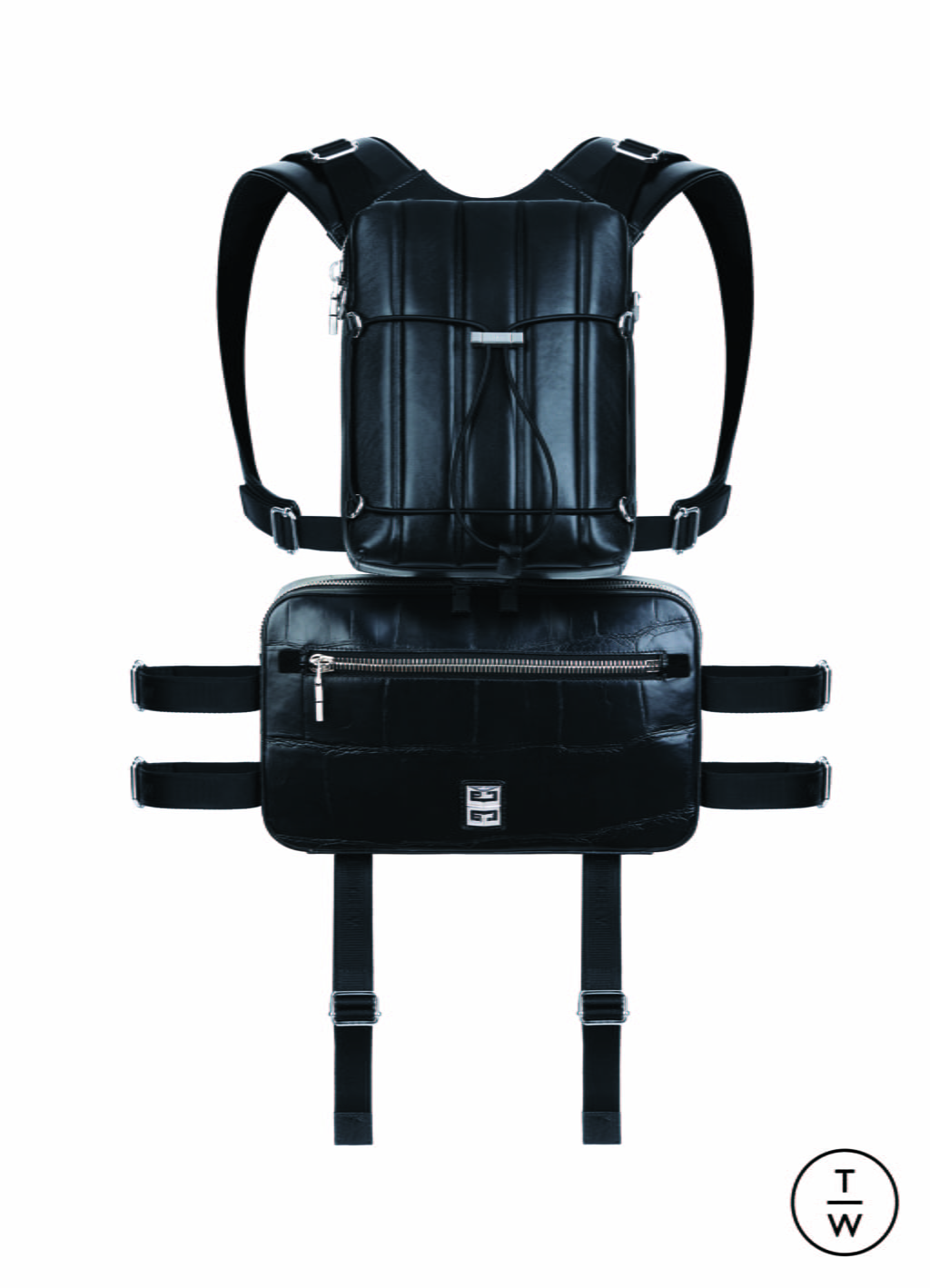 Fashion Week Paris Fall/Winter 2021 look 10 from the Givenchy collection menswear accessories