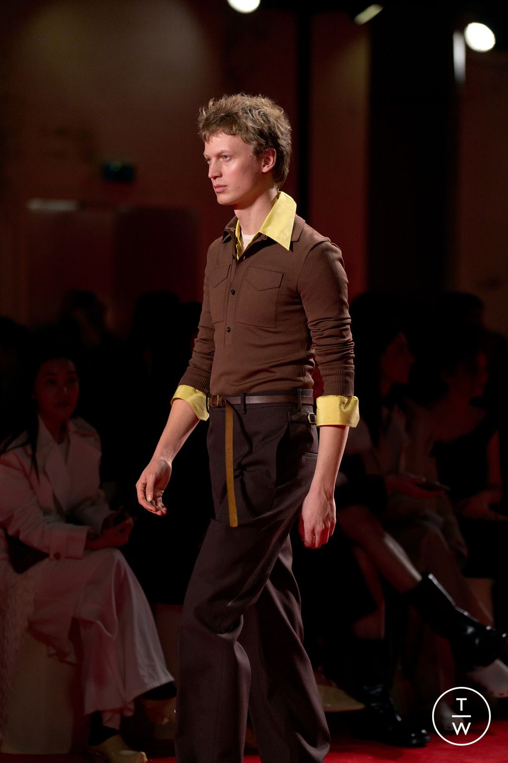 Fashion Week Milan Fall/Winter 2026 look 28 from the Bottega Veneta collection womenswear accessories