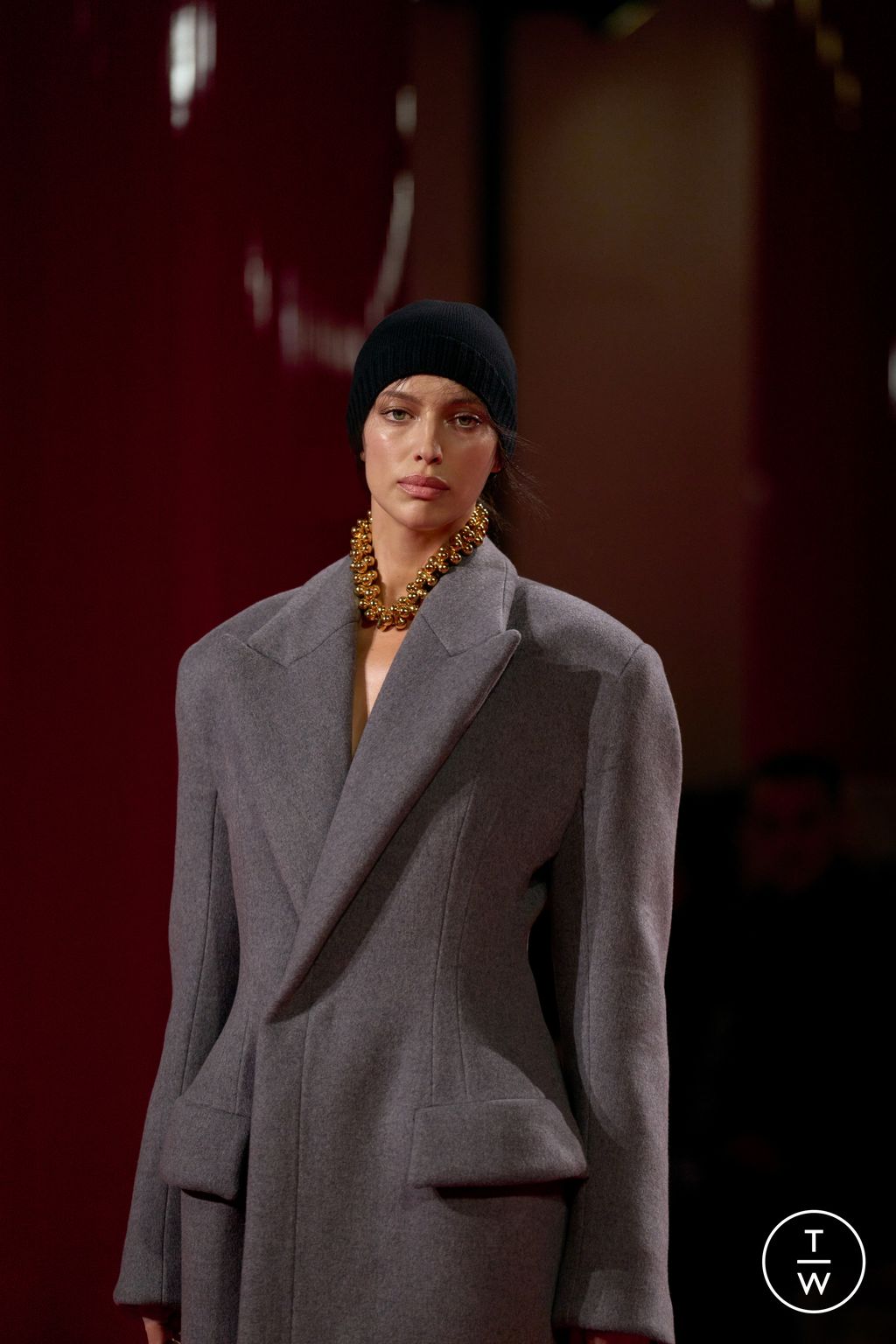 Fashion Week Milan Fall/Winter 2026 look 34 de la collection Bottega Veneta womenswear accessories