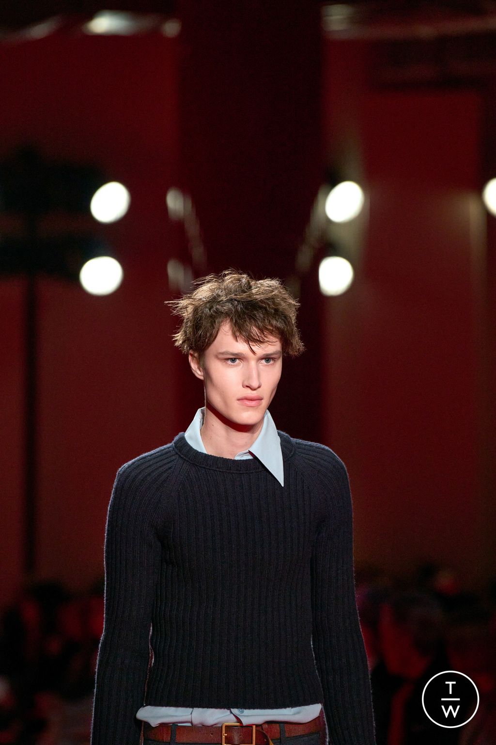 Fashion Week Milan Fall/Winter 2026 look 49 from the Bottega Veneta collection womenswear accessories