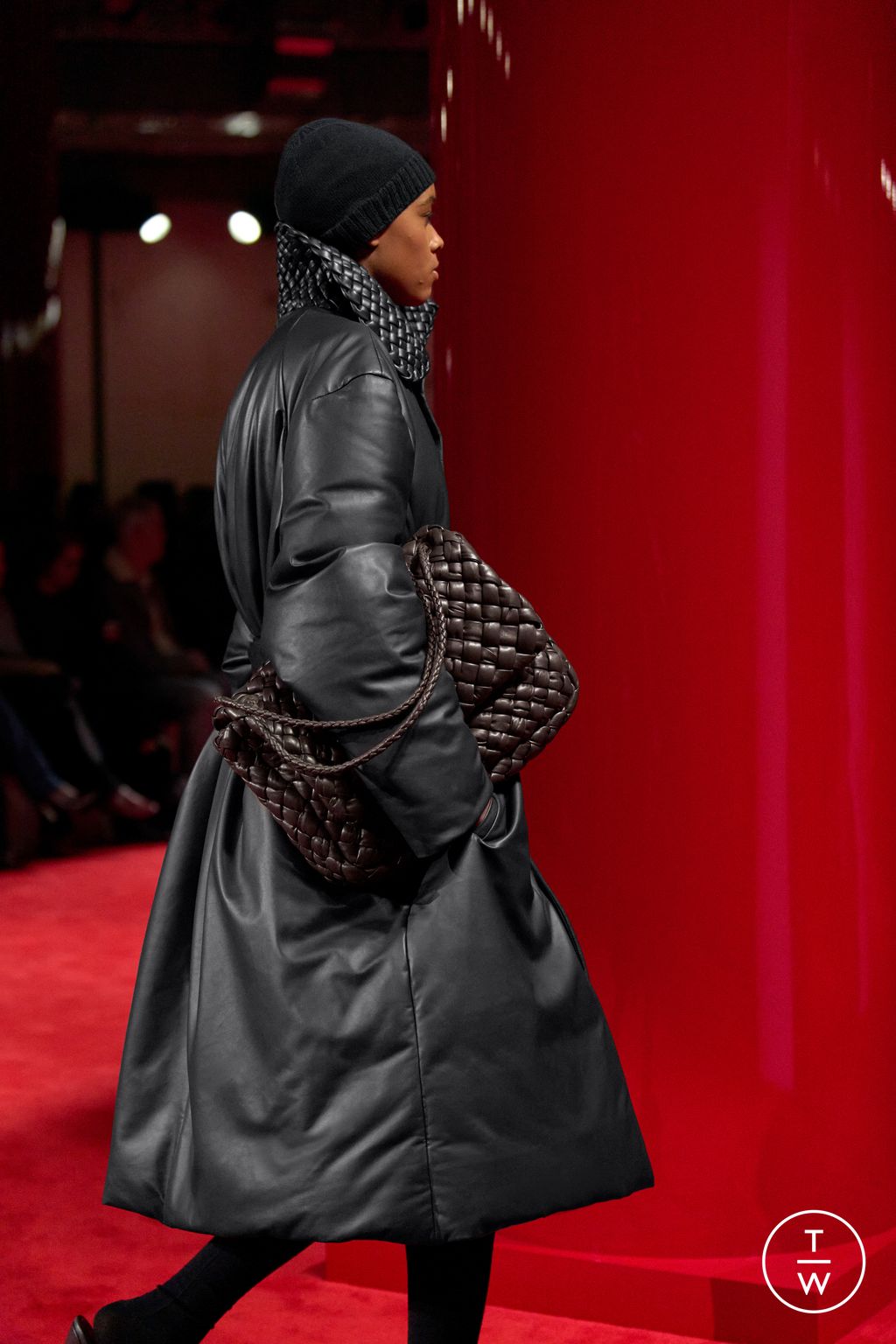 Fashion Week Milan Fall/Winter 2026 look 96 from the Bottega Veneta collection womenswear accessories