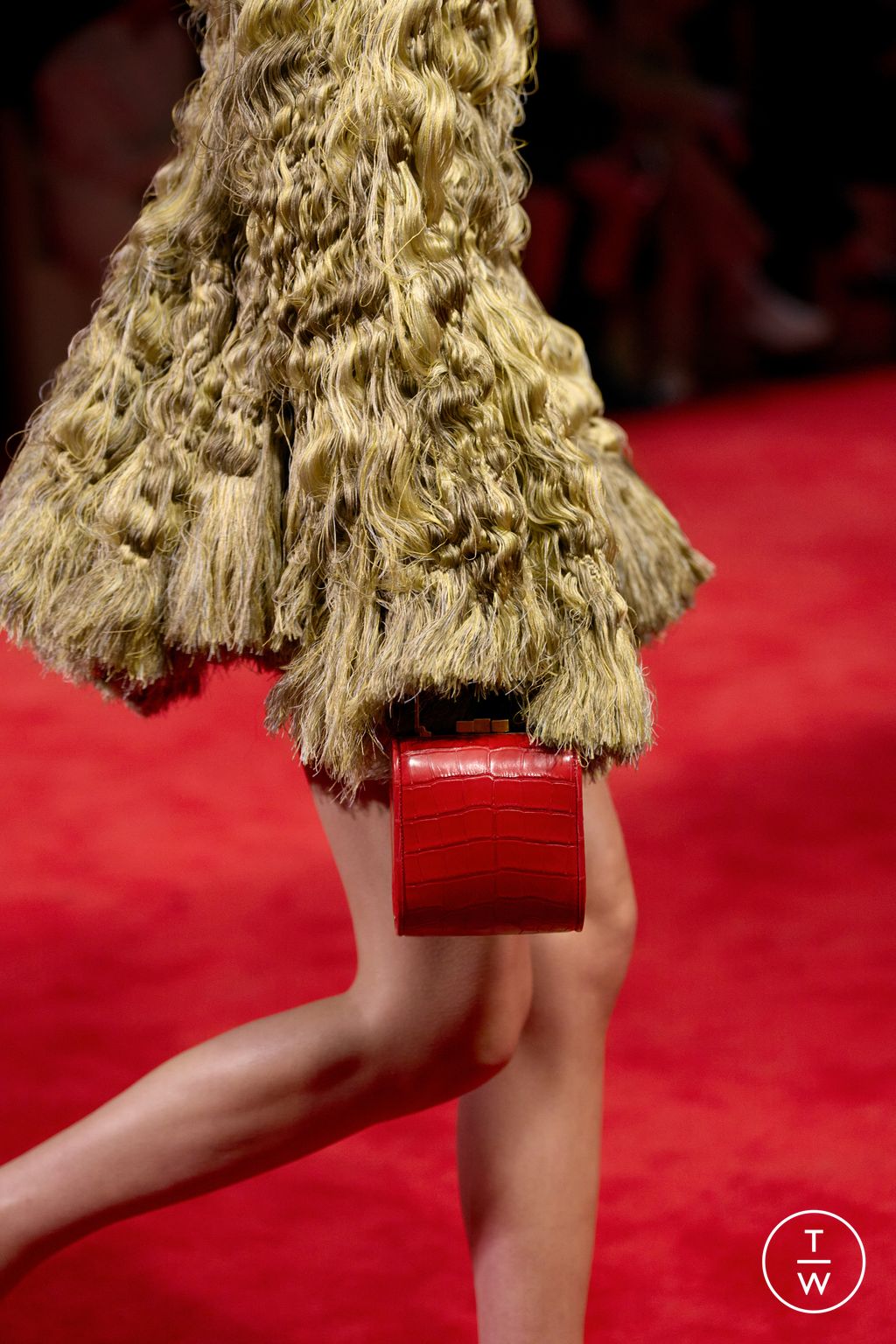 Fashion Week Milan Fall/Winter 2026 look 108 from the Bottega Veneta collection womenswear accessories