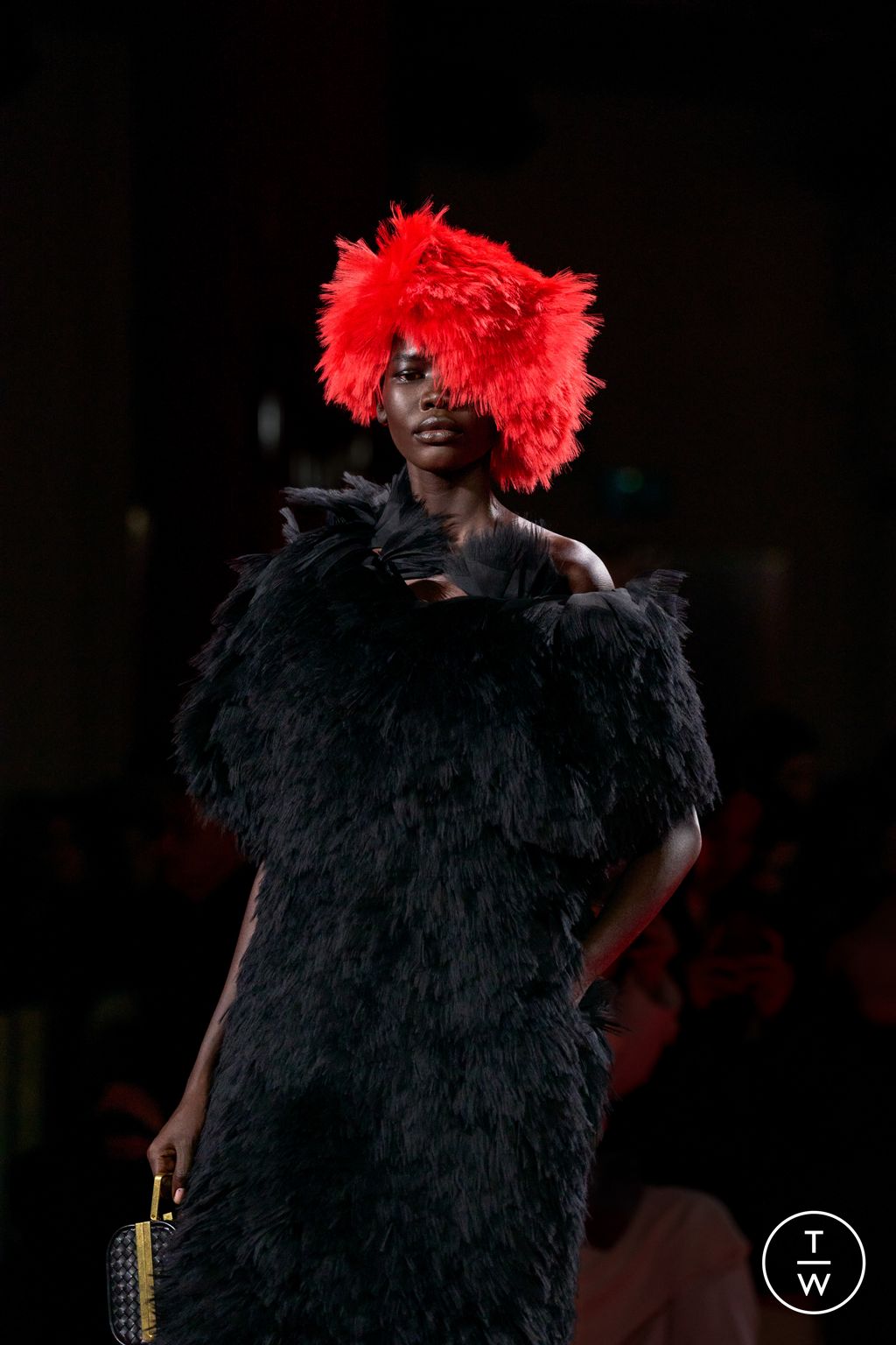 Fashion Week Milan Fall/Winter 2026 look 130 from the Bottega Veneta collection womenswear accessories