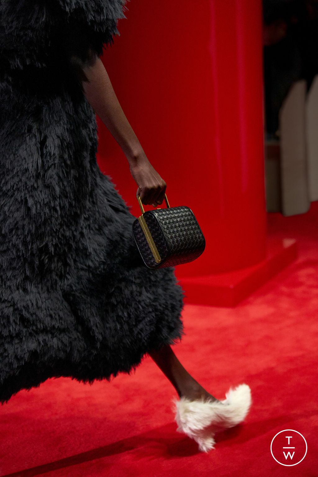 Fashion Week Milan Fall/Winter 2026 look 131 from the Bottega Veneta collection womenswear accessories