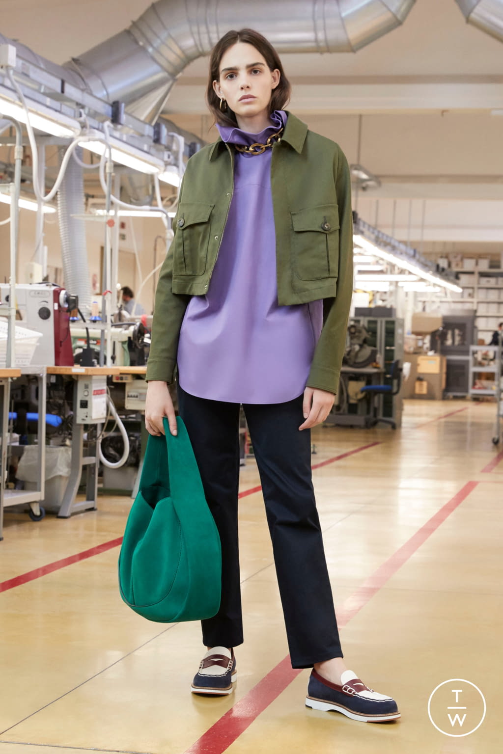 Fashion Week Milan Resort 2021 look 5 from the Tod's collection womenswear