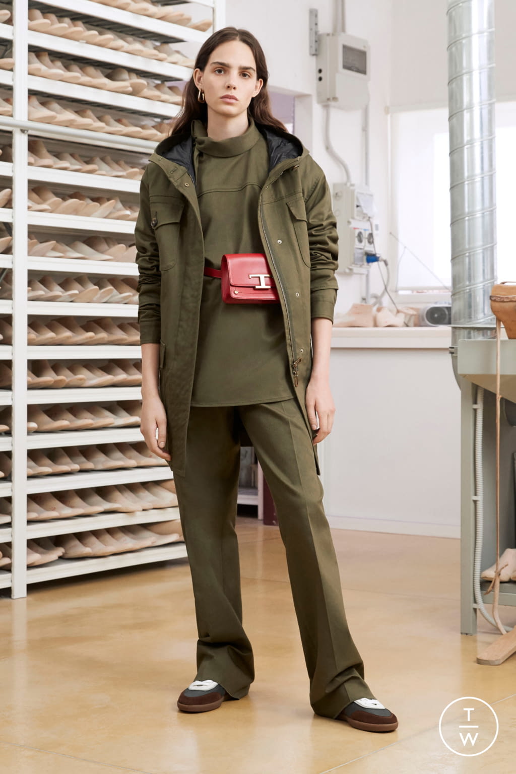 Fashion Week Milan Resort 2021 look 6 from the Tod's collection 女装