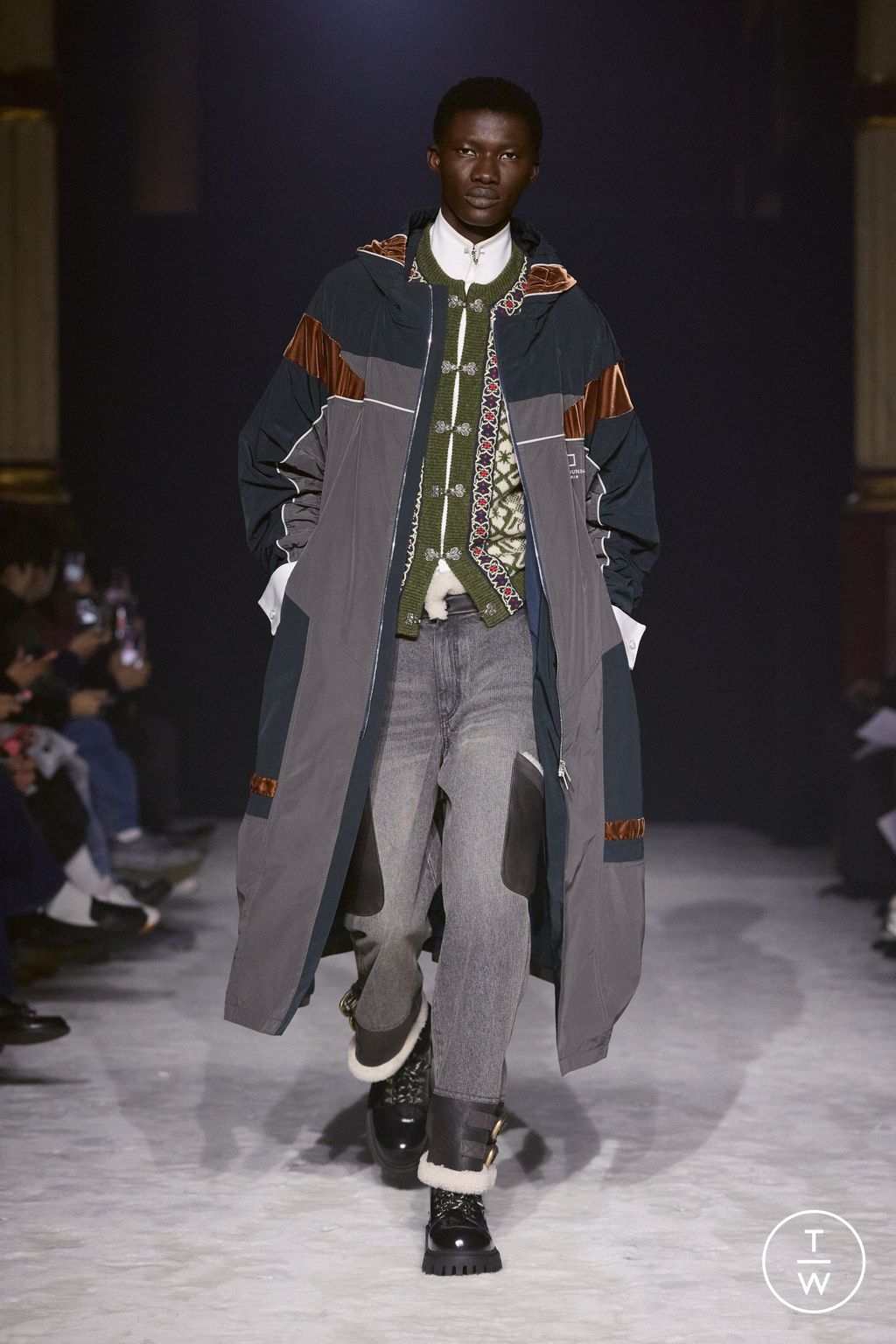 Fashion Week Paris Fall/Winter 2026 look 40 from the Wooyoungmi collection menswear