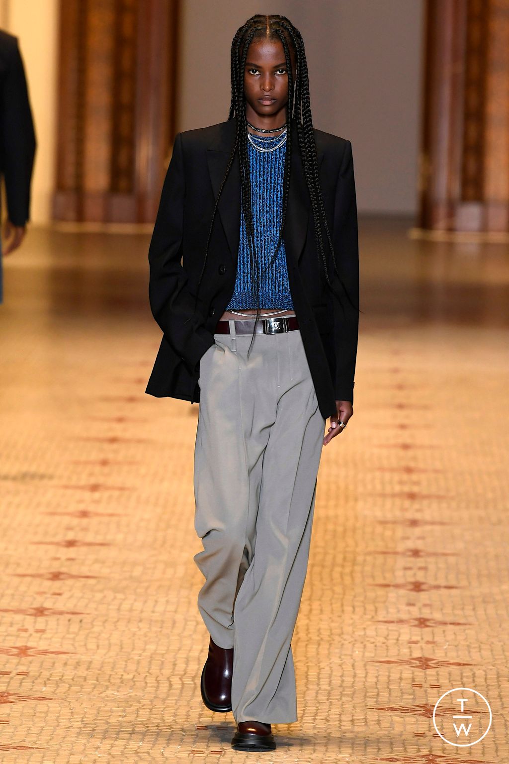 Fashion Week Paris Spring/Summer 2023 look 18 from the Wooyoungmi collection menswear