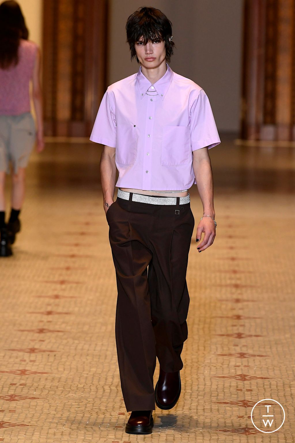 Fashion Week Paris Spring/Summer 2023 look 31 from the Wooyoungmi collection menswear