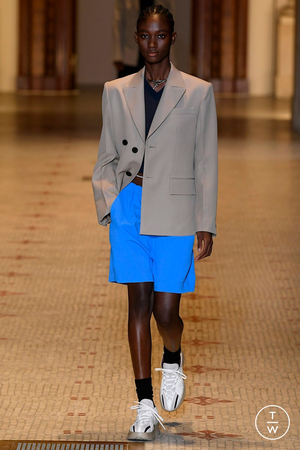 Fashion Week Paris Spring/Summer 2023 look 40 from the Wooyoungmi collection menswear