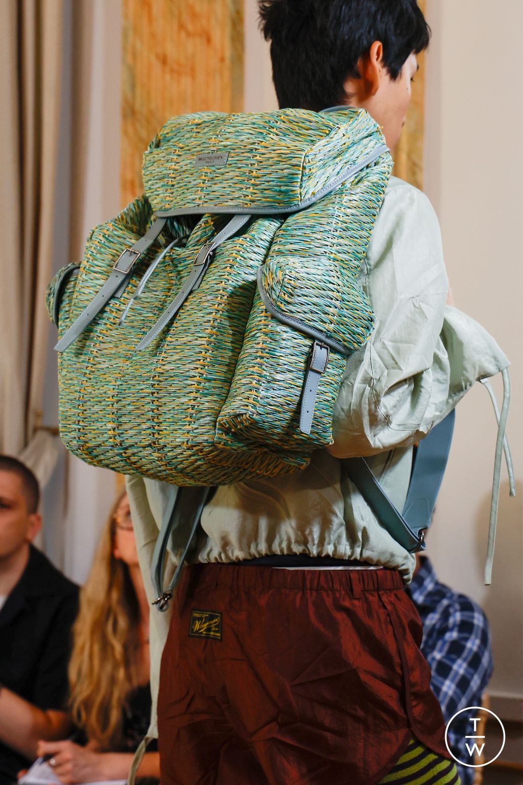 Fashion Week Paris Spring/Summer 2026 look 9 from the Wooyoungmi collection menswear accessories