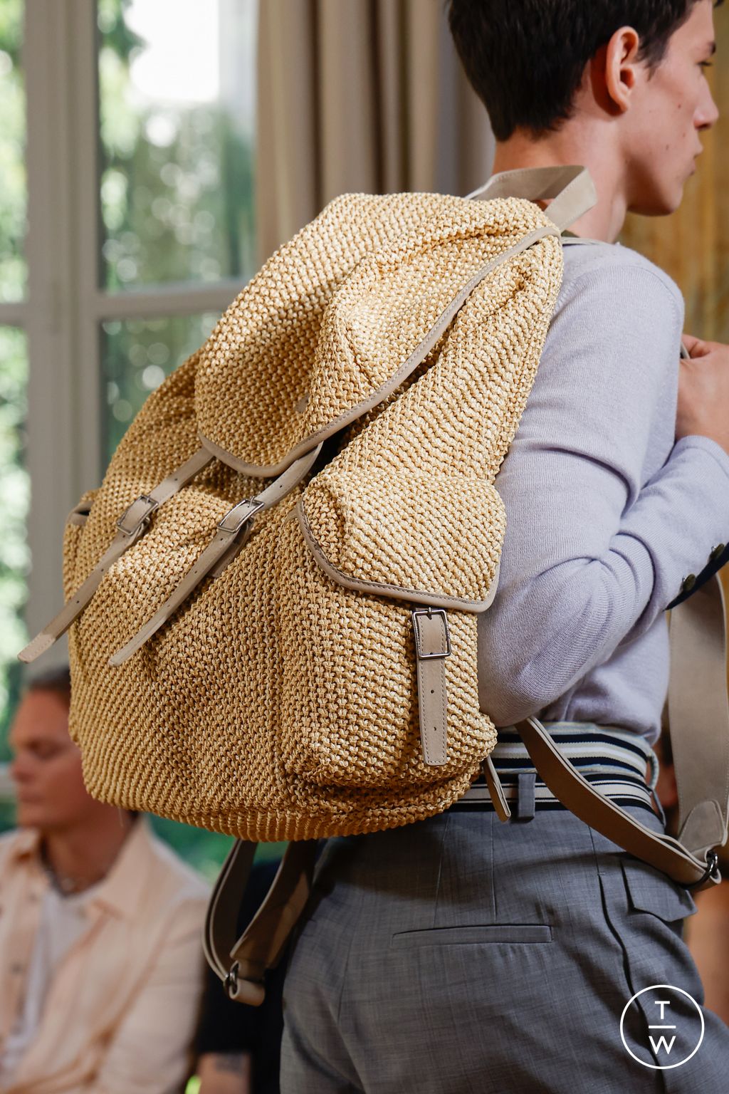 Fashion Week Paris Spring/Summer 2026 look 23 from the Wooyoungmi collection menswear accessories