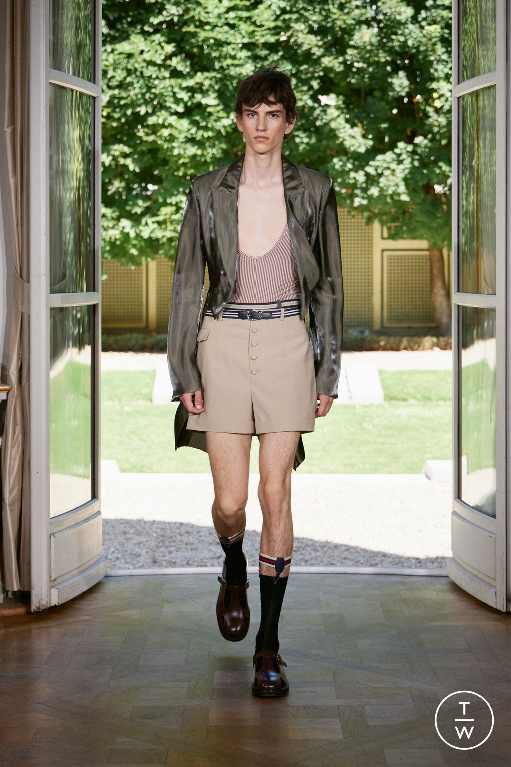 Fashion Week Paris Spring/Summer 2026 look 39 from the Wooyoungmi collection menswear