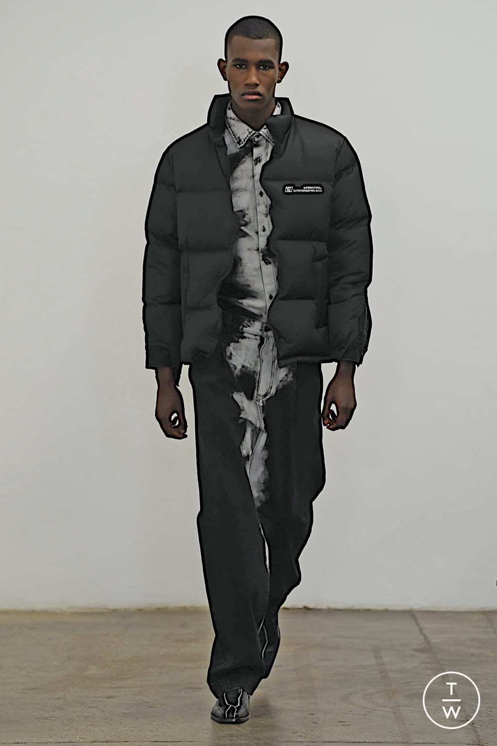 Fashion Week London Fall/Winter 2020 look 56 de la collection Xander Zhou menswear
