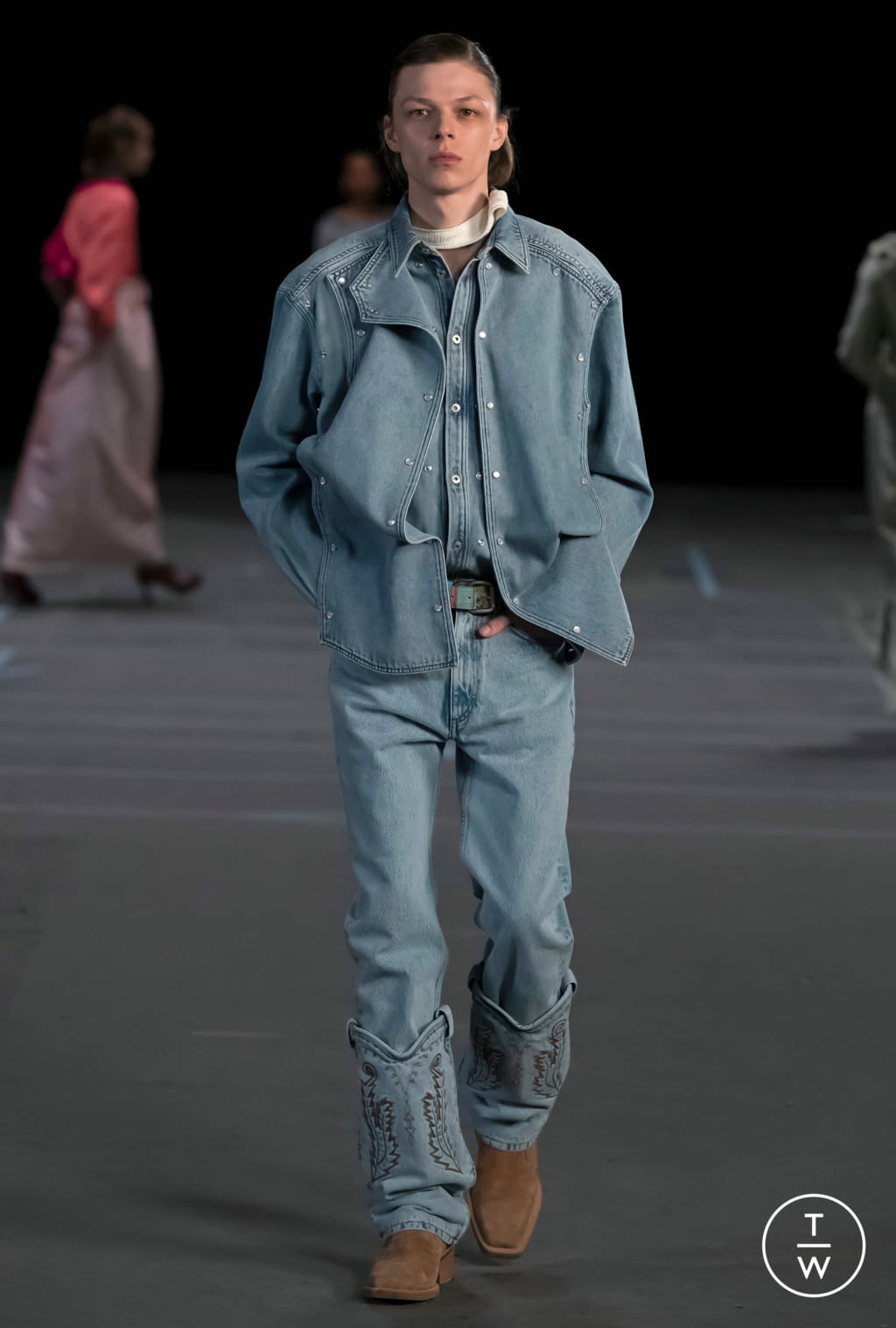 Fashion Week Paris Fall/Winter 2021 look 12 from the Y/PROJECT collection menswear