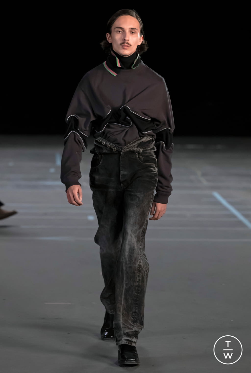 Fashion Week Paris Fall/Winter 2021 look 13 from the Y/PROJECT collection menswear