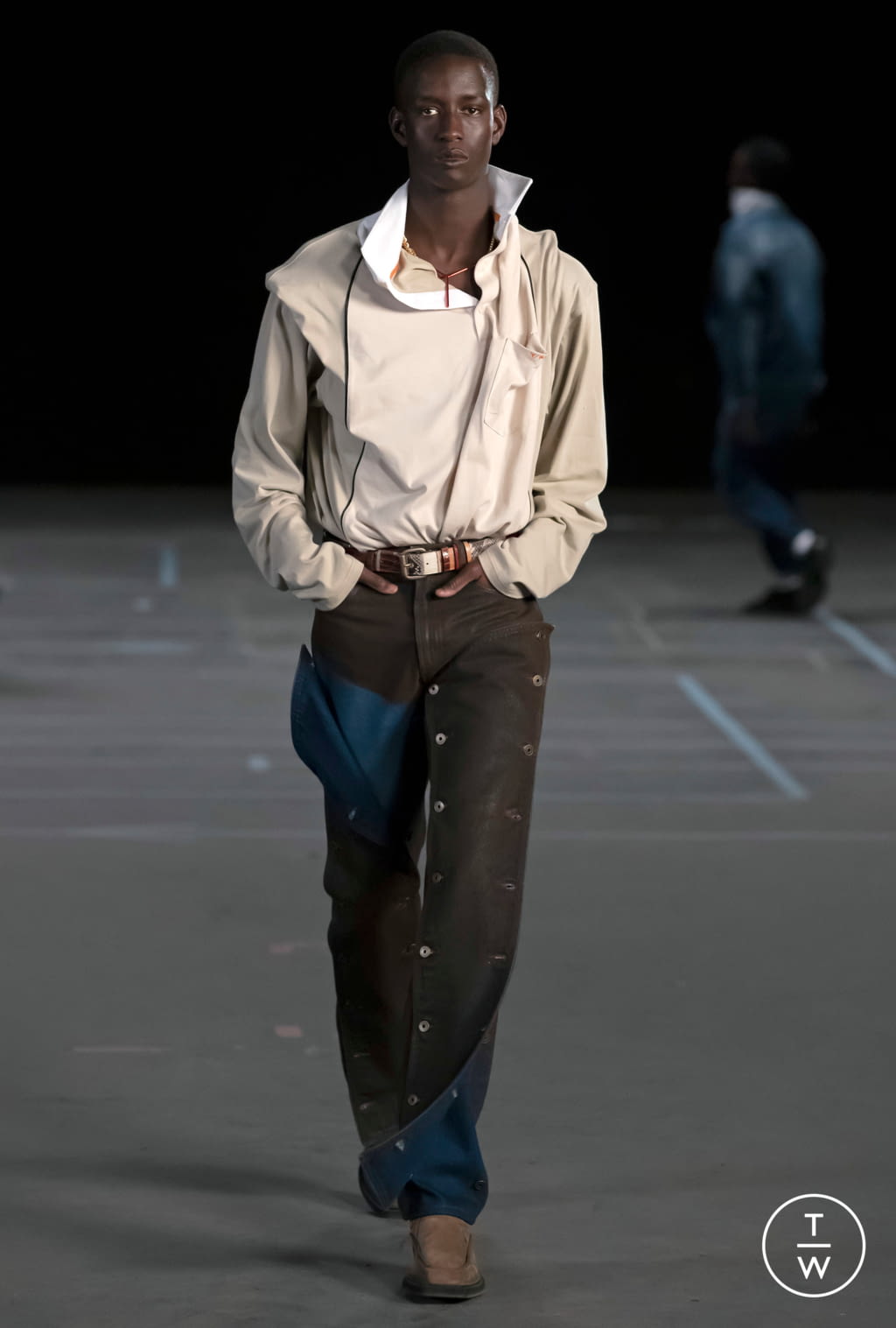 Fashion Week Paris Fall/Winter 2021 look 33 from the Y/PROJECT collection 男装