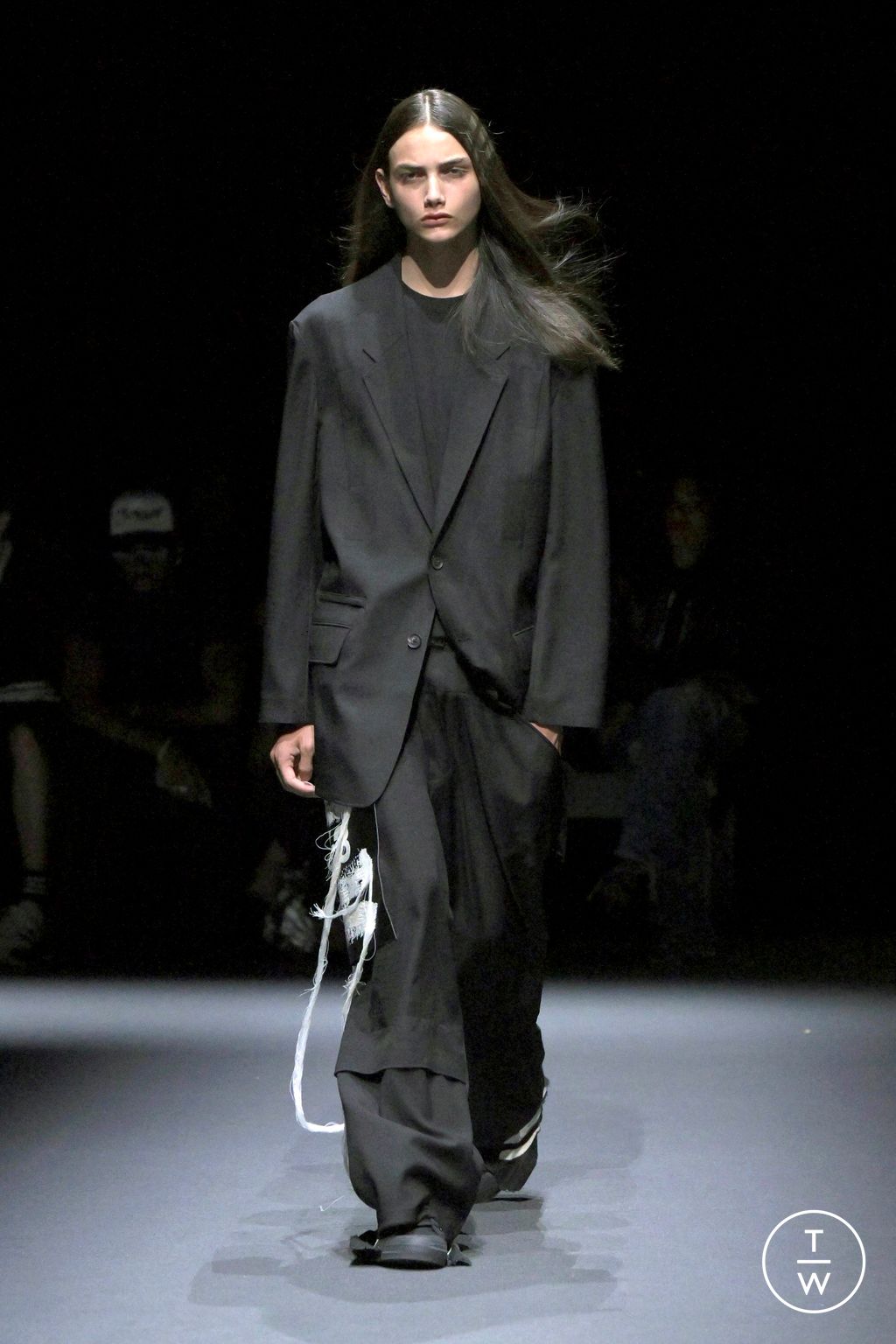 Fashion Week Paris Spring-Summer 2025 look 1 from the Y-3 collection menswear