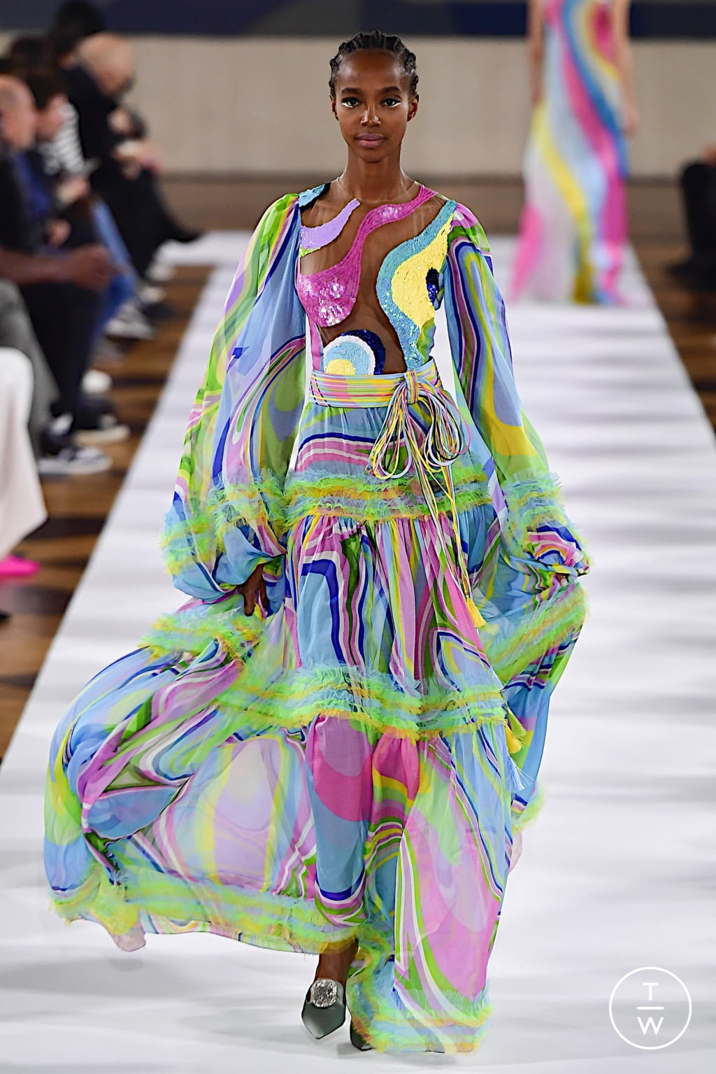 Fashion Week Paris Spring/Summer 2022 look 7 de la collection Yanina Couture couture