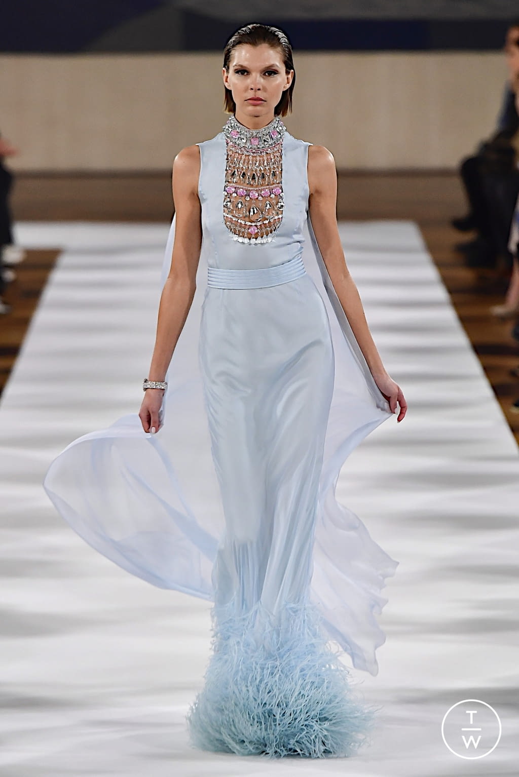 Fashion Week Paris Spring/Summer 2022 look 11 from the Yanina Couture collection couture