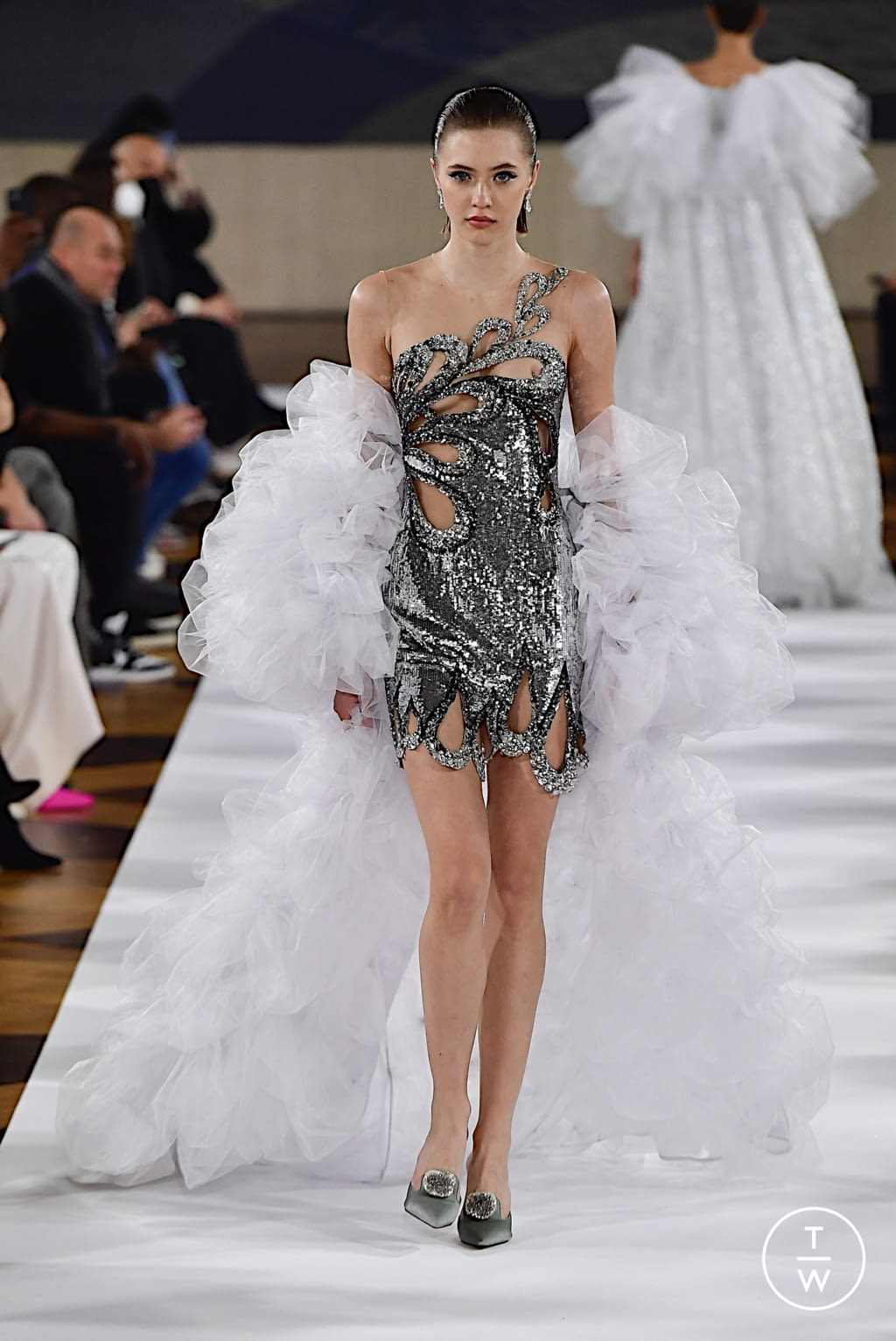 Fashion Week Paris Spring/Summer 2022 look 30 from the Yanina Couture collection couture