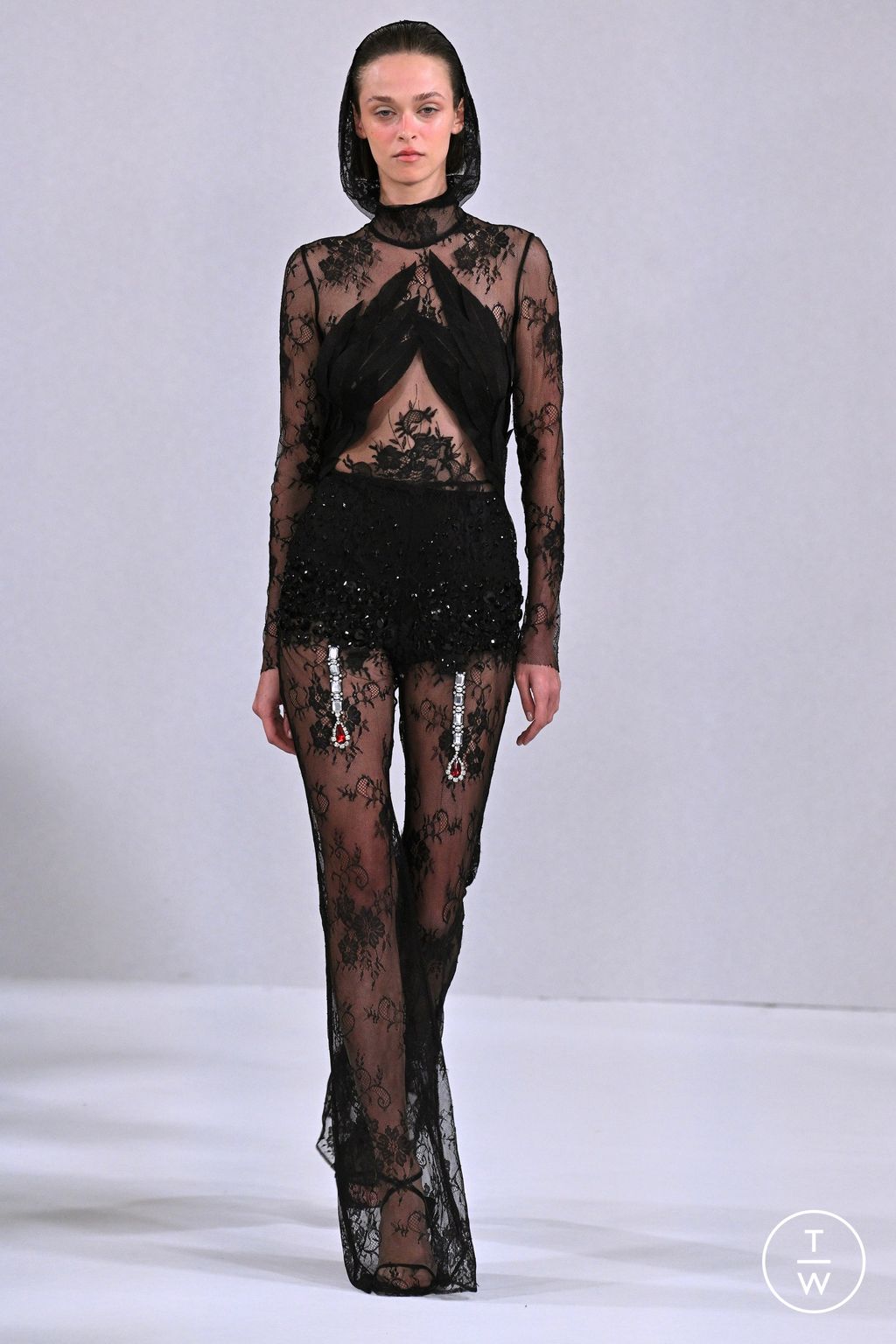 Fashion Week Paris Spring/Summer 2024 look 10 from the Yanina Couture collection couture