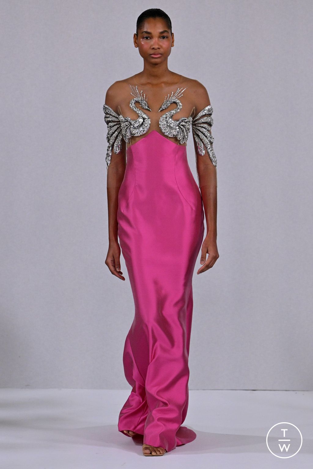 Fashion Week Paris Spring/Summer 2024 look 15 from the Yanina Couture collection couture